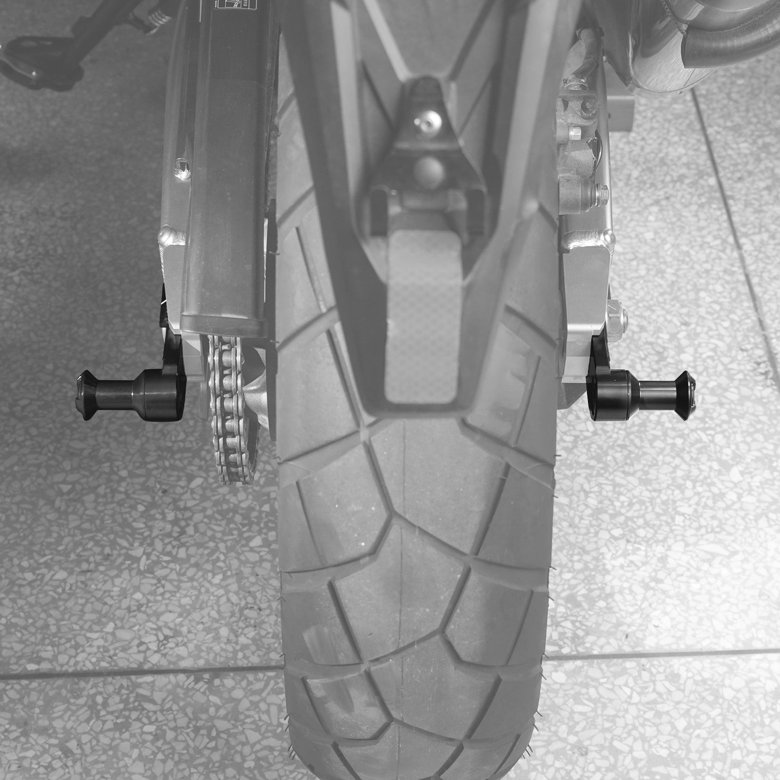 Rear Axle Blocks Chain Tensioner Adjuster w/Stand Hook For Honda CRF1100L Africa Twin
