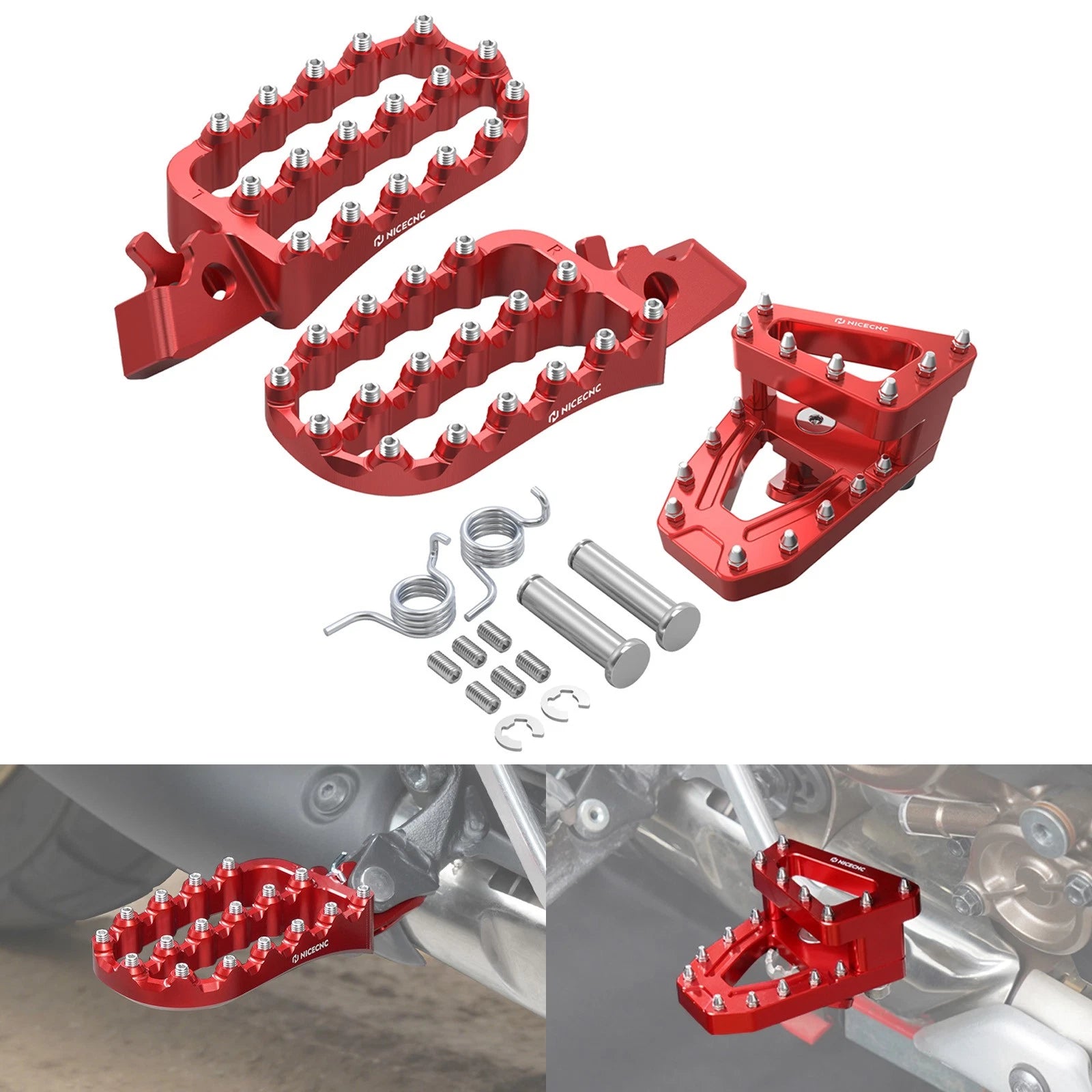 Honda Africa Twin 1100L Enlarged Footpegs & Brake Pedal Extender