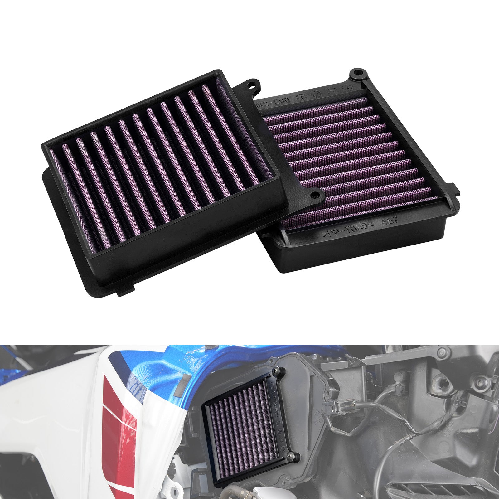 Honda Africa Twin 1100L High-Flow Reusable Air Filter Cleaner
