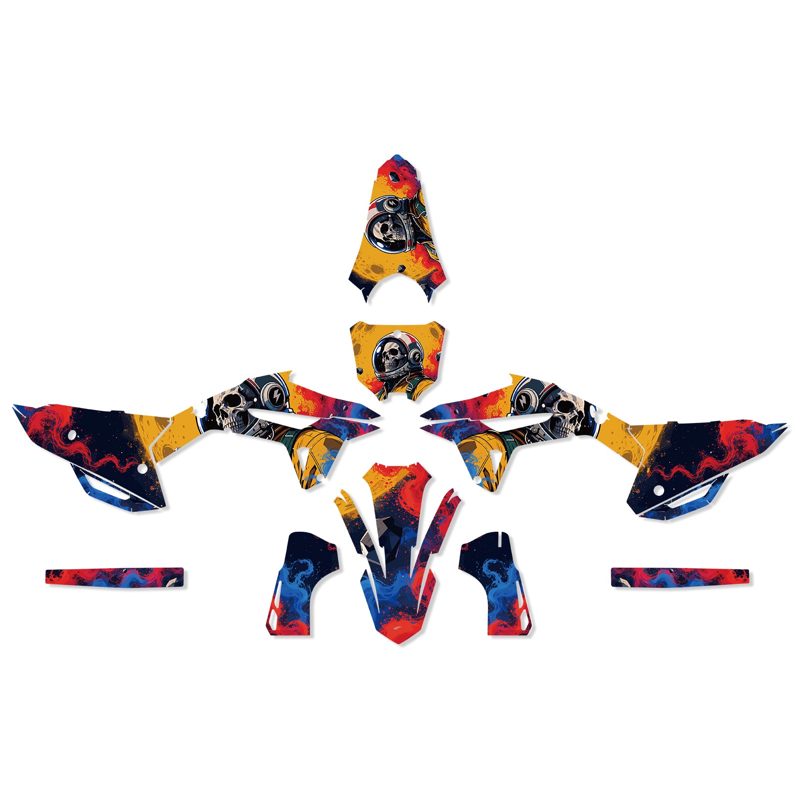 Motorcycle Full Graphics Decals Stickers Kit For HONDA CRF250 2022-2024
