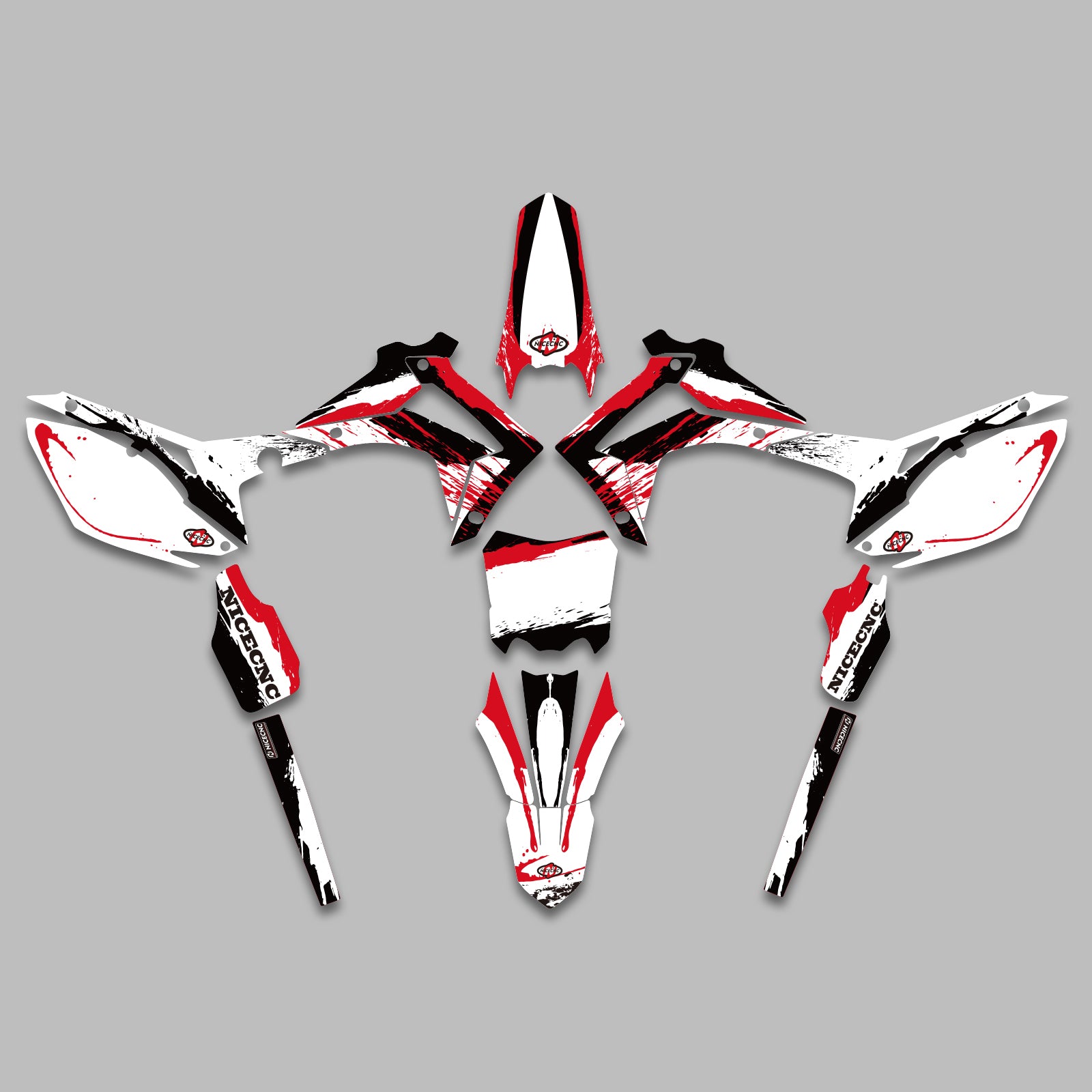 Full Graphics Decals Stickers Set For HONDA CRF250 2014-2017 CRF450 2013-2016