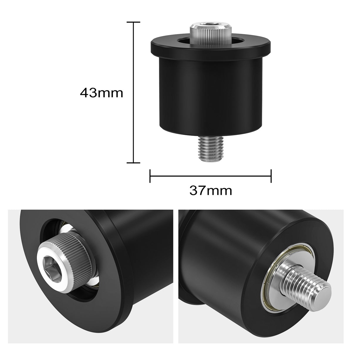 Lower Chain Roller Slider Guide Kit For Honda TRX 450R/ER CR250R CRF250X