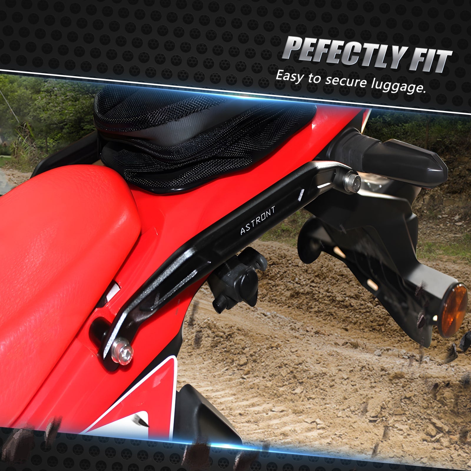 Rear Seat Passenger Grab Handle Armrest For Honda CRF300L 2021-2022