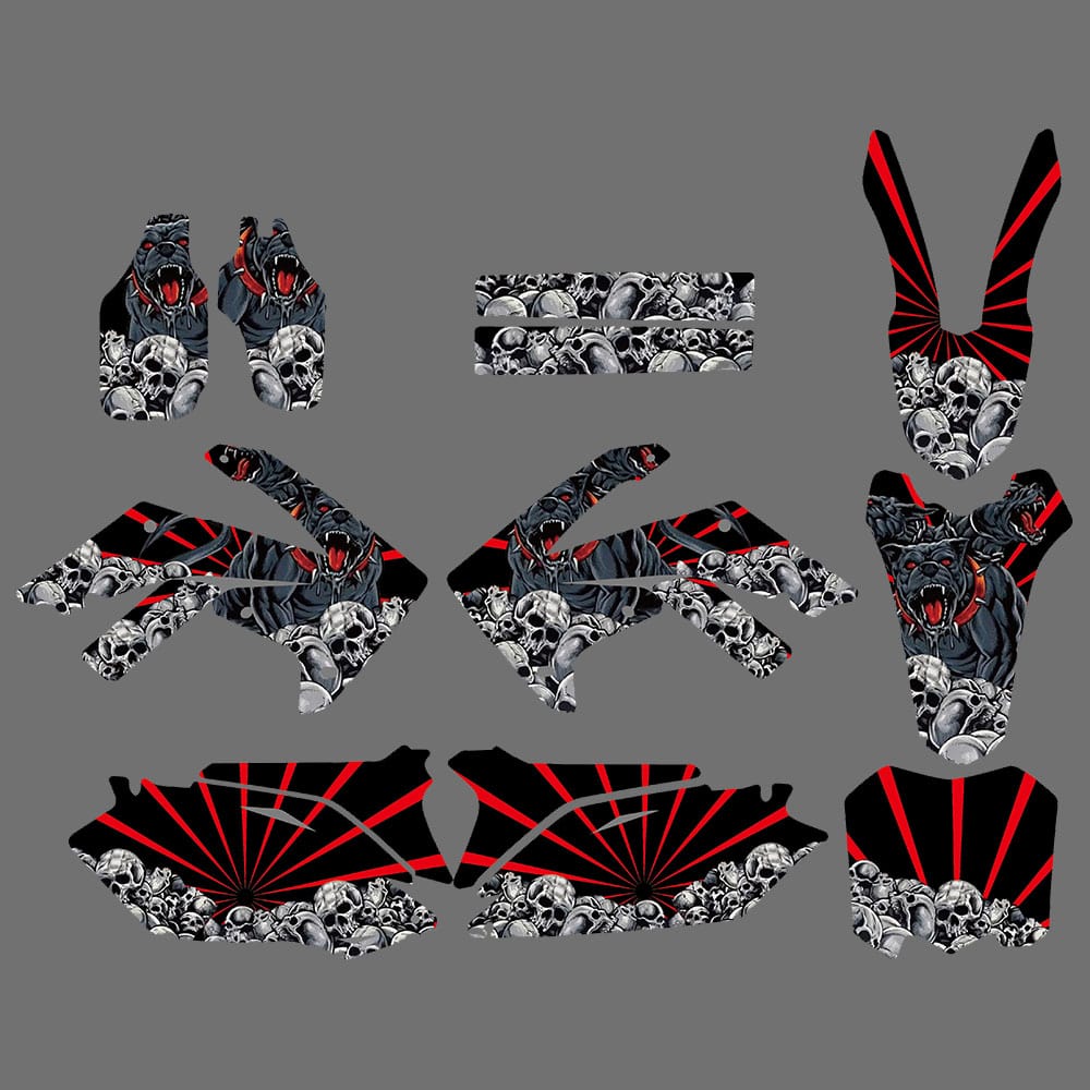 Motocross Graphics Stickers For Honda CRF250 2010-2013 CRF450 2009-2012