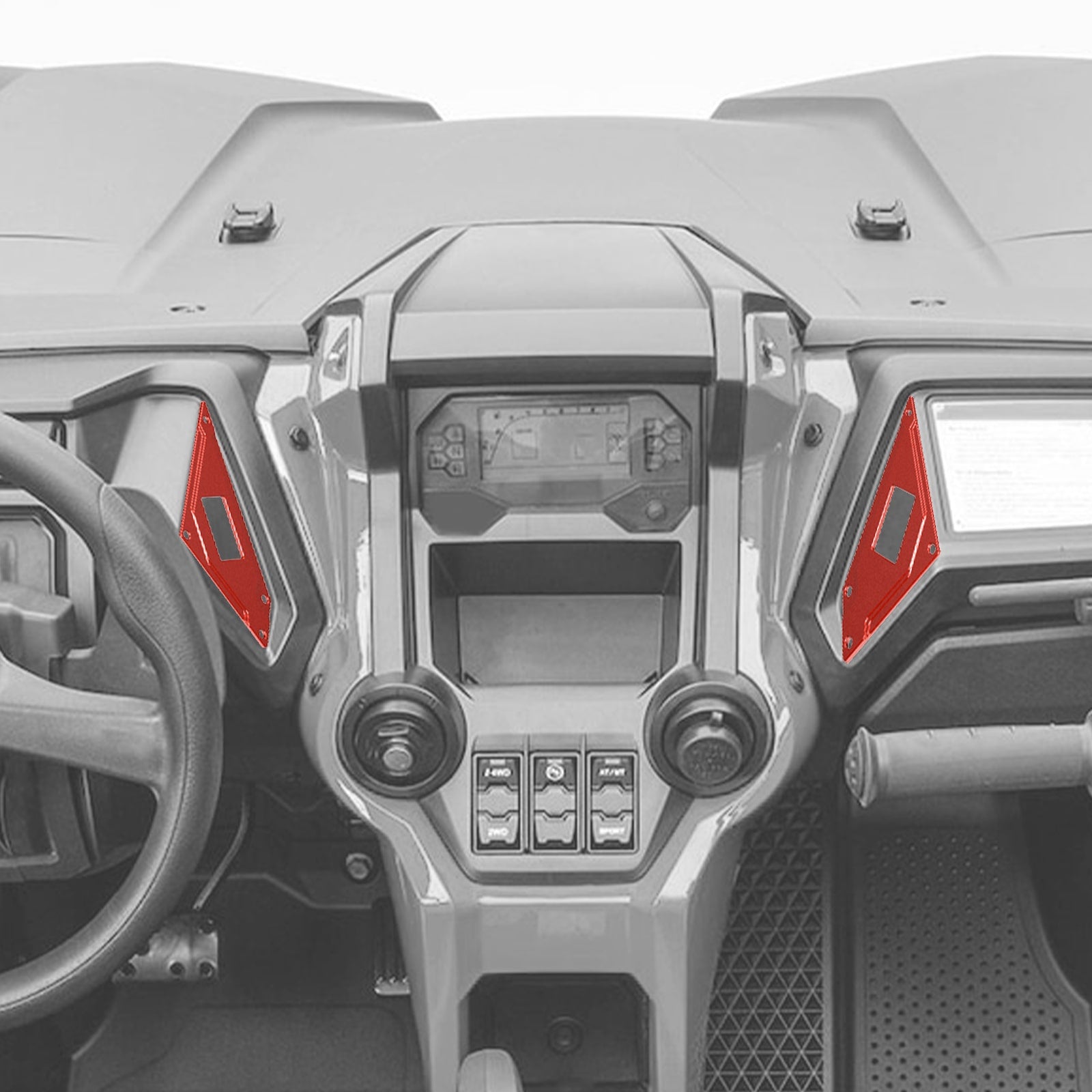 Left & Right Drivers Side Rocker Switch Panel Plate For Honda Talon 1000 R X X-4