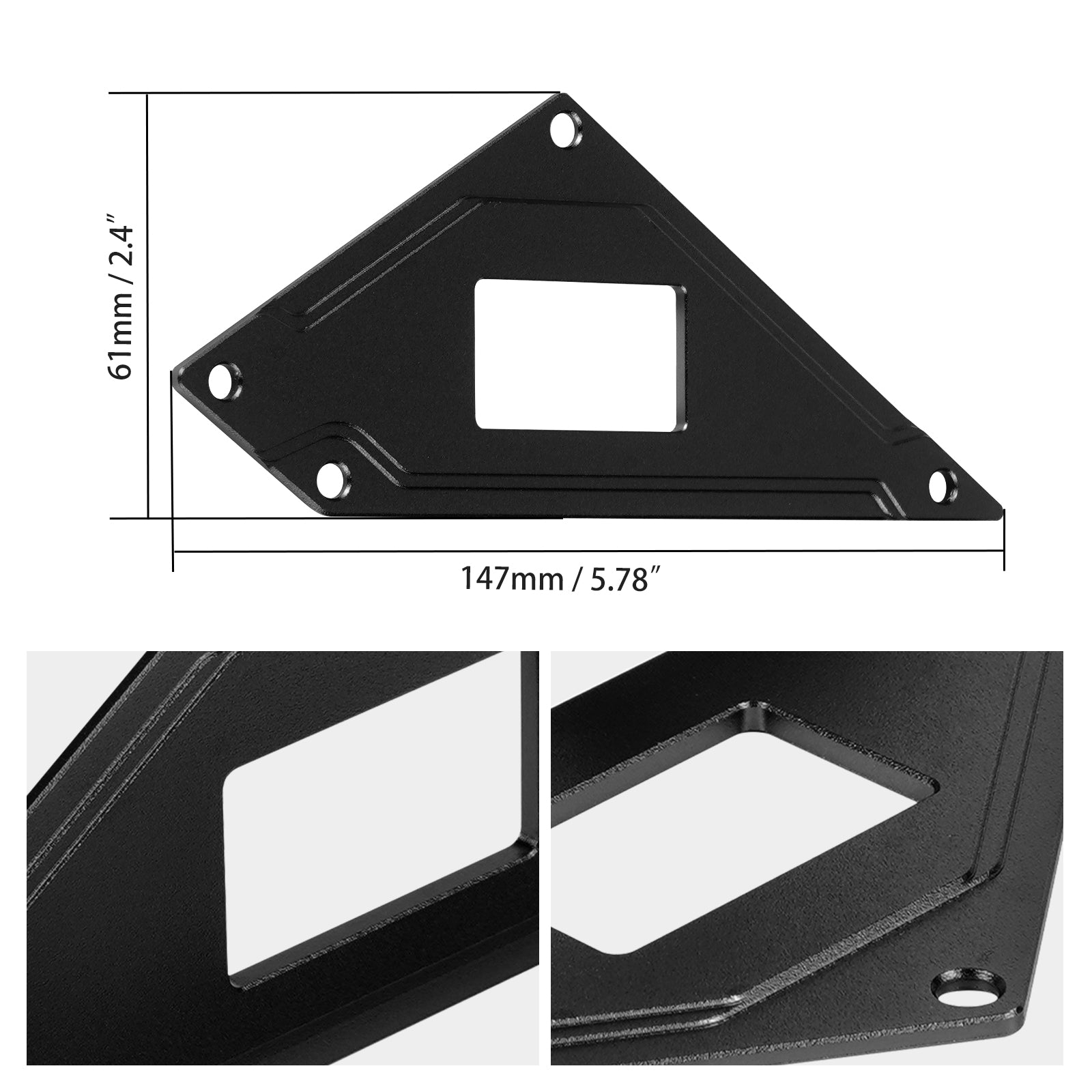 Left & Right Drivers Side Rocker Switch Panel Plate For Honda Talon 1000 R X X-4