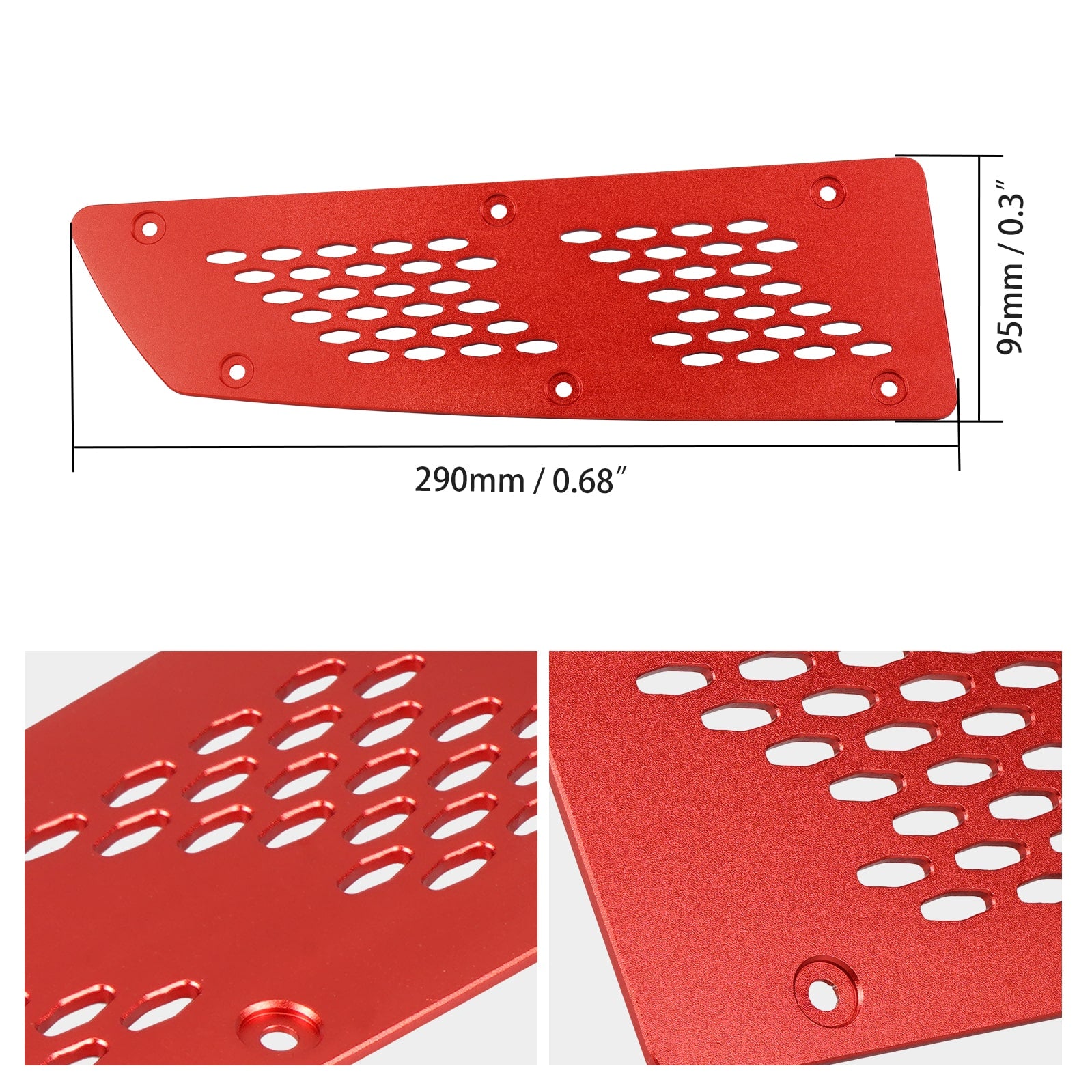 UTV SXS Switch Dash Accessory Cover Plate Panel For Honda Talon 1000R / X / X-4