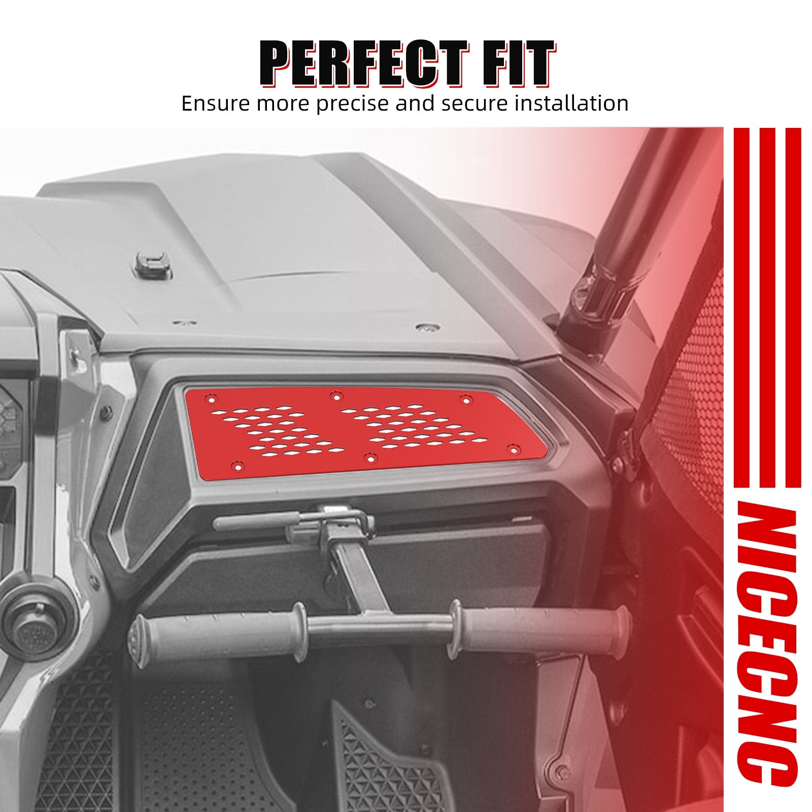 UTV SXS Switch Dash Accessory Cover Plate Panel For Honda Talon 1000R / X / X-4