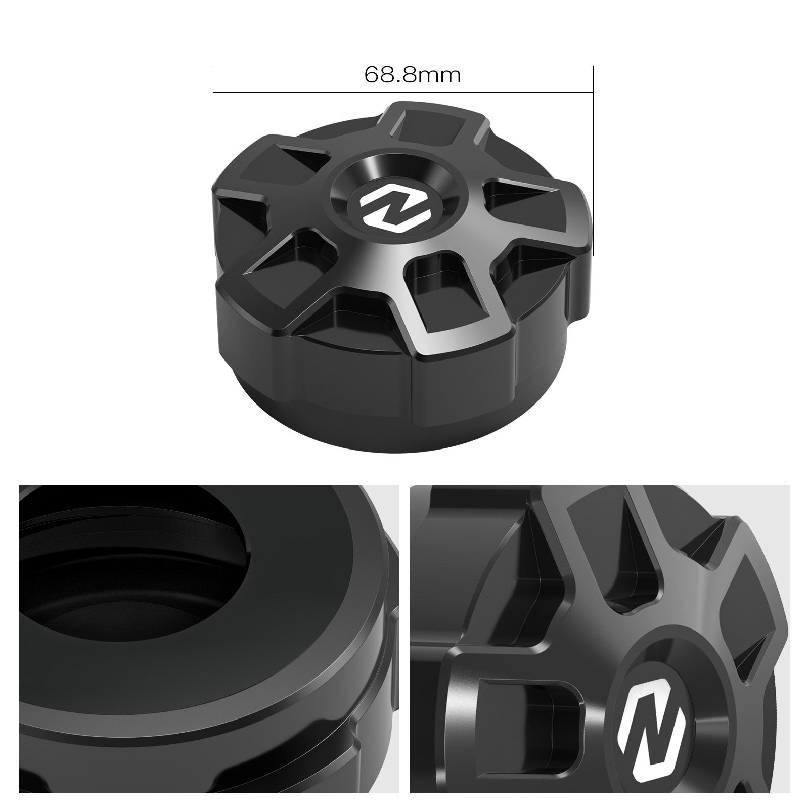 UTV Fuel Gas Tank Cap Cover For Honda Talon 1000R 1000X 1000X-4