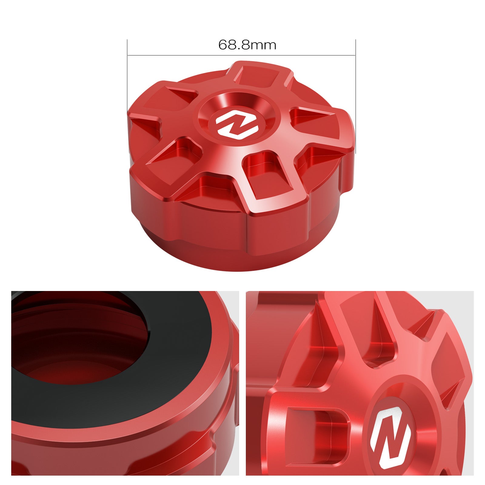 UTV Fuel Gas Tank Cap Cover For Honda Talon 1000R 1000X 1000X-4