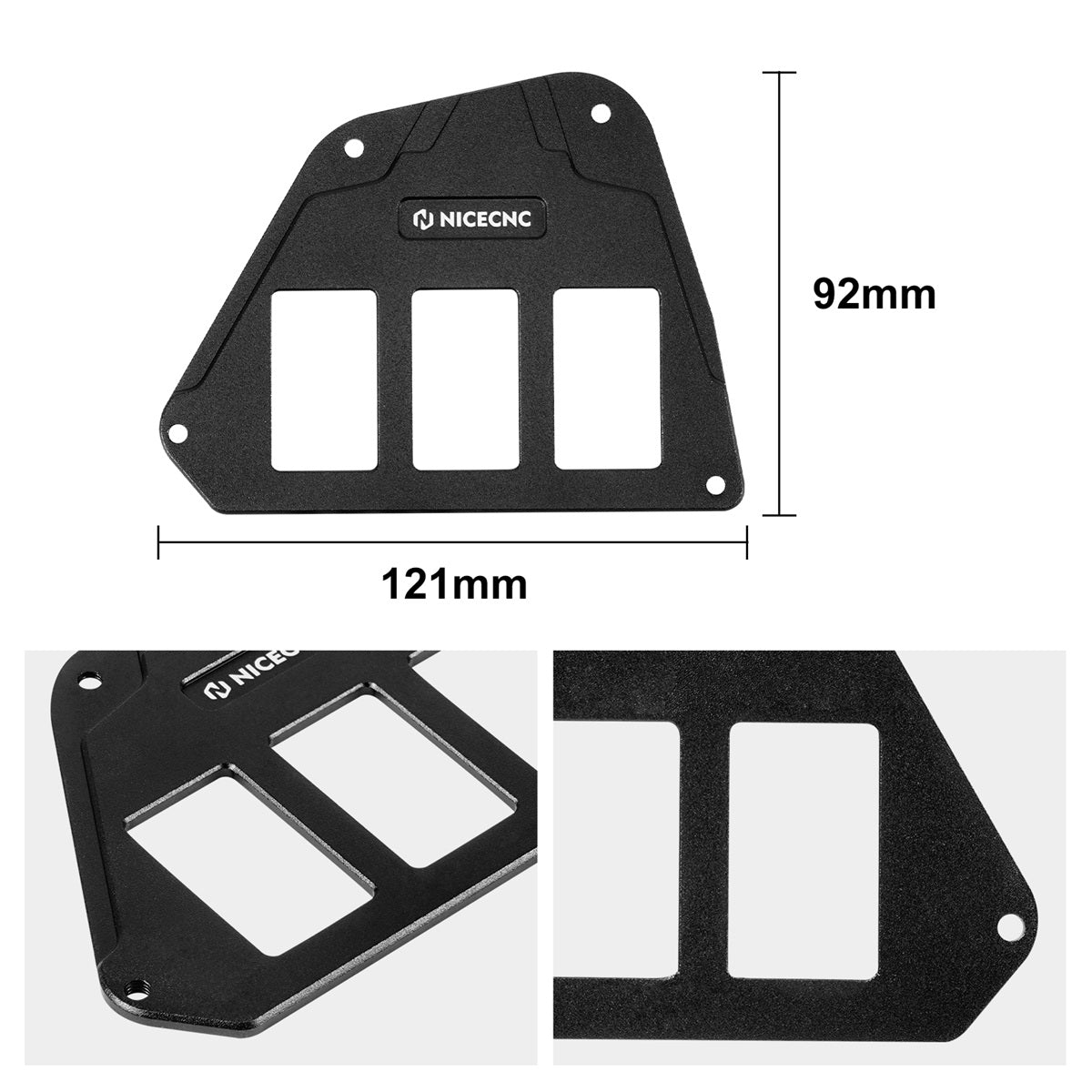 UTV Dash Rocker Switch Plate Panel Housing Holder For Honda Talon 1000R / X / X-4