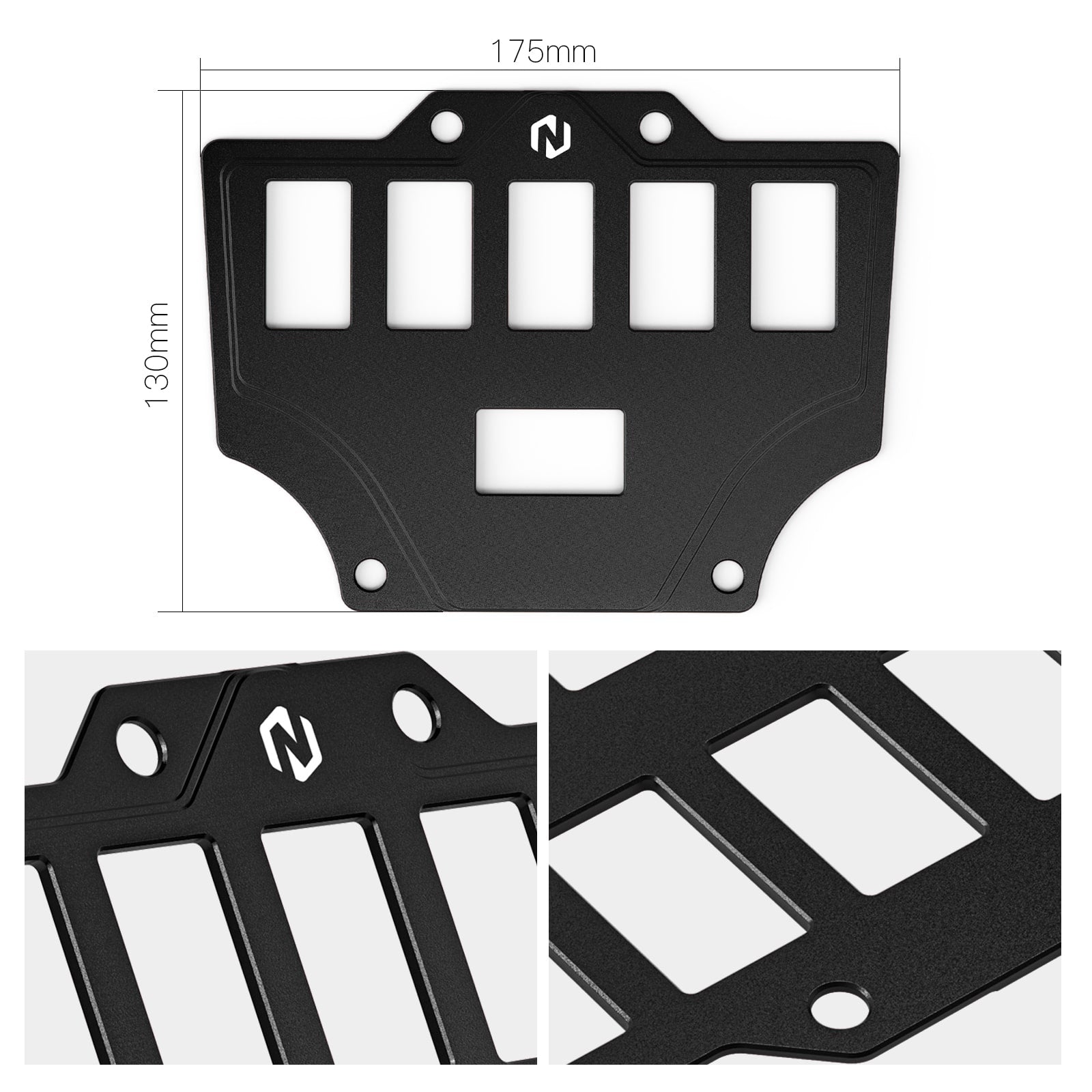 UTV Center Dash Console Rocker Switch Plate Panel For Honda Talon 1000R / X / X-4