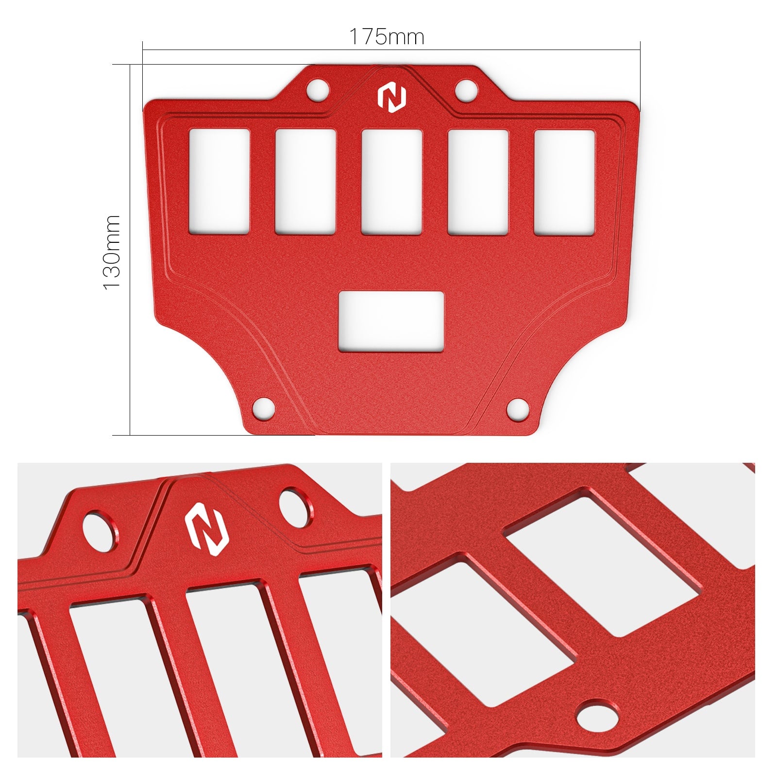 UTV Center Dash Console Rocker Switch Plate Panel For Honda Talon 1000R / X / X-4