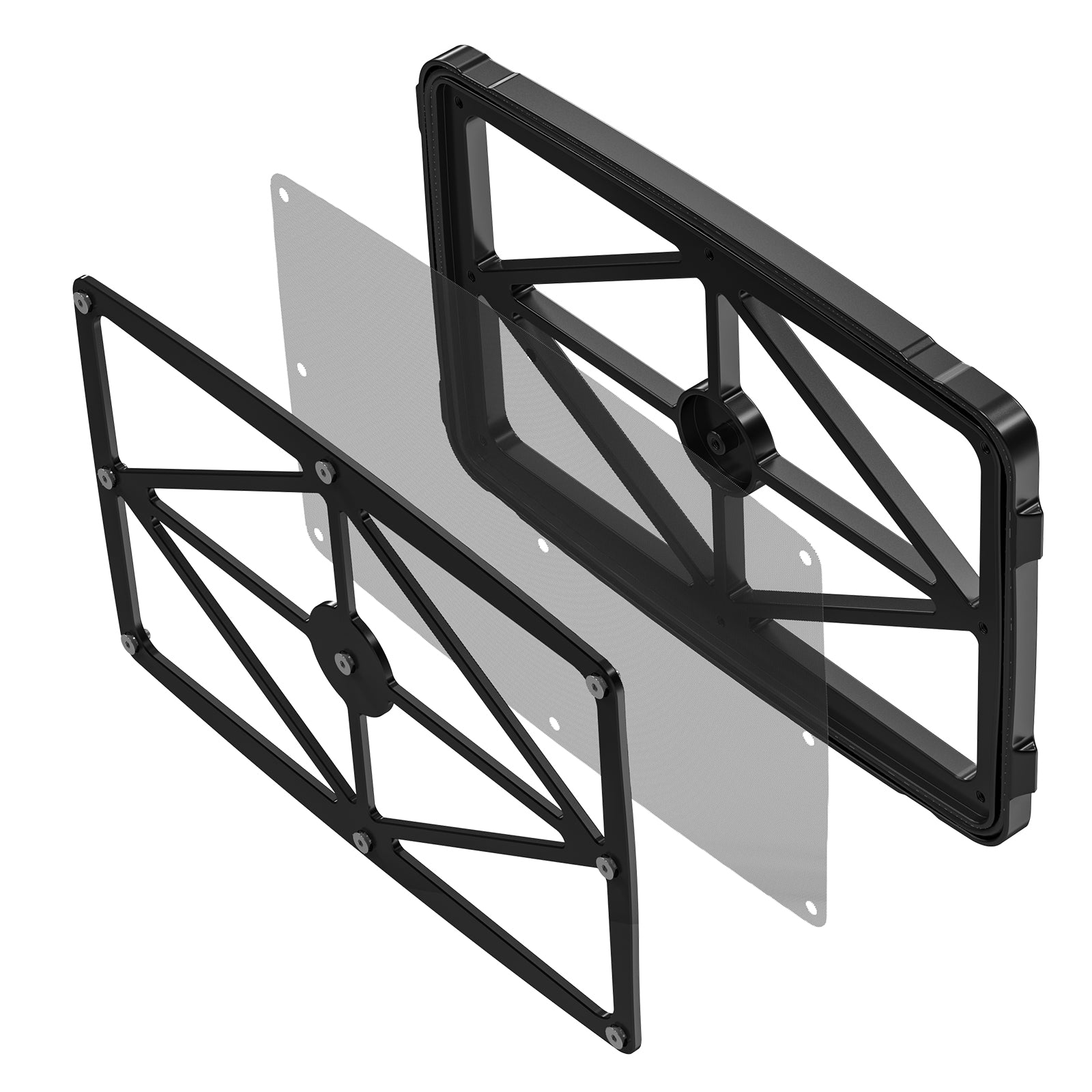 High-Flow Air Filter Intake Cleaner Airbox Lid Cover Kit For Honda TRX450 R / ER