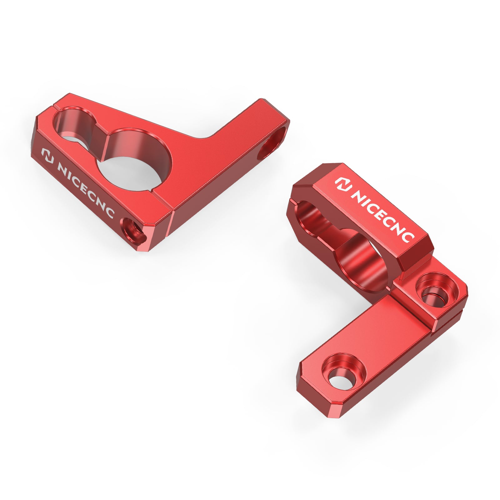 ATV Dual-Size Rear Brake Line Hose Clamps Holder For Honda TRX 450 R / ER