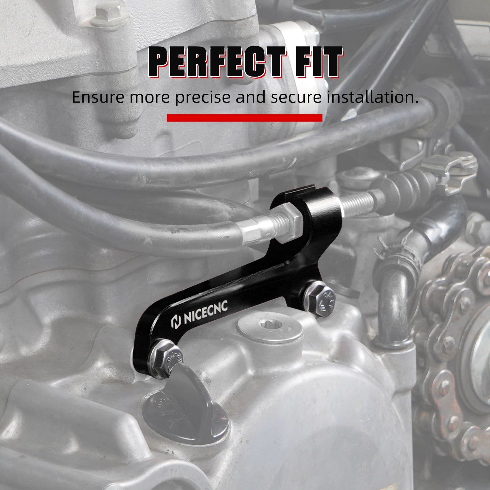 ATV Clutch Cable Receiver Holder Bracket For Honda TRX 450 R / ER 2006-2014