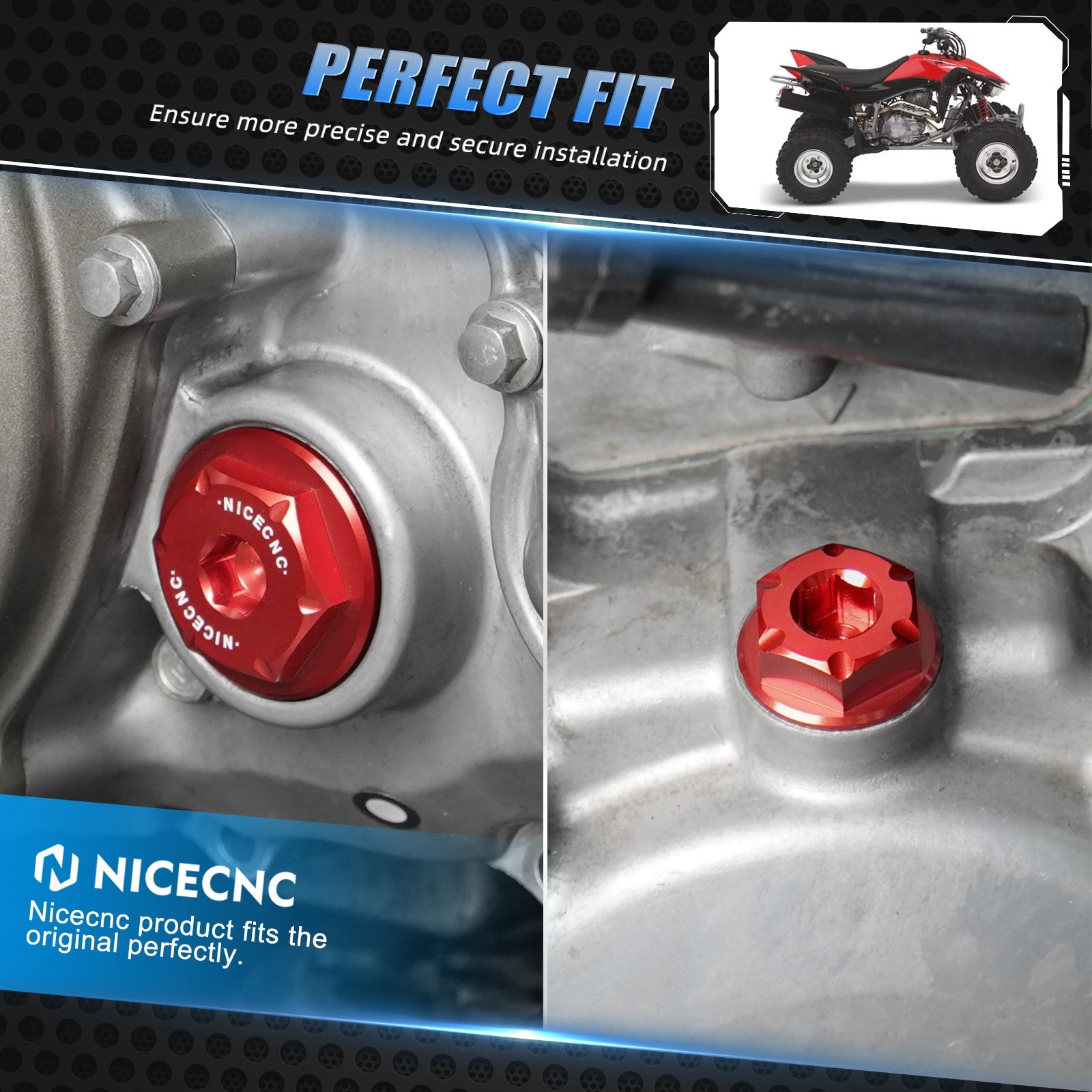 Engine Crankcase Timing Plugs Caps Kit For Honda TRX450 R / ER CRF 150 250 450R