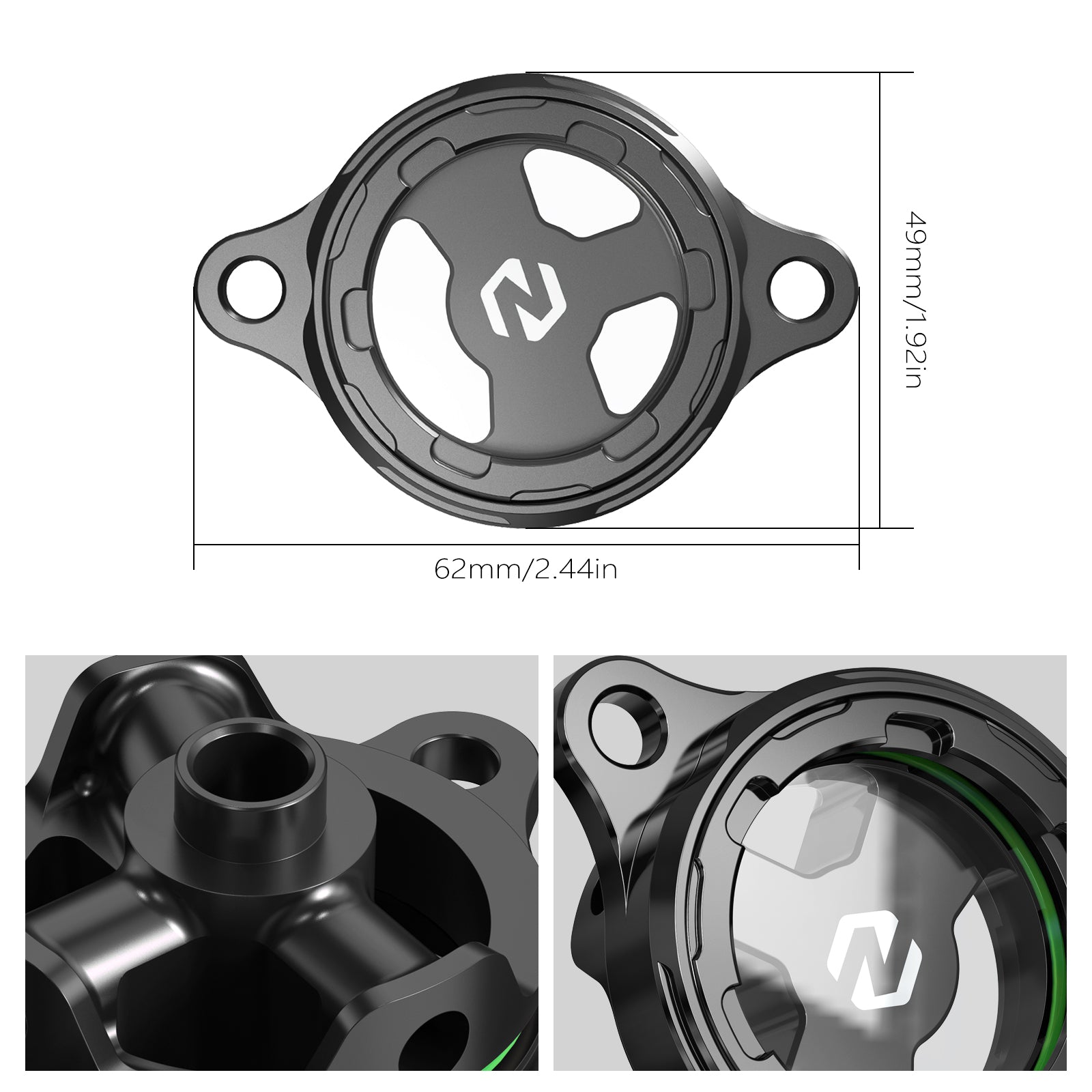 Transparent Clear Oil Filter Cover Cap For Honda TRX 450 R / ER CRF450R CRF450X