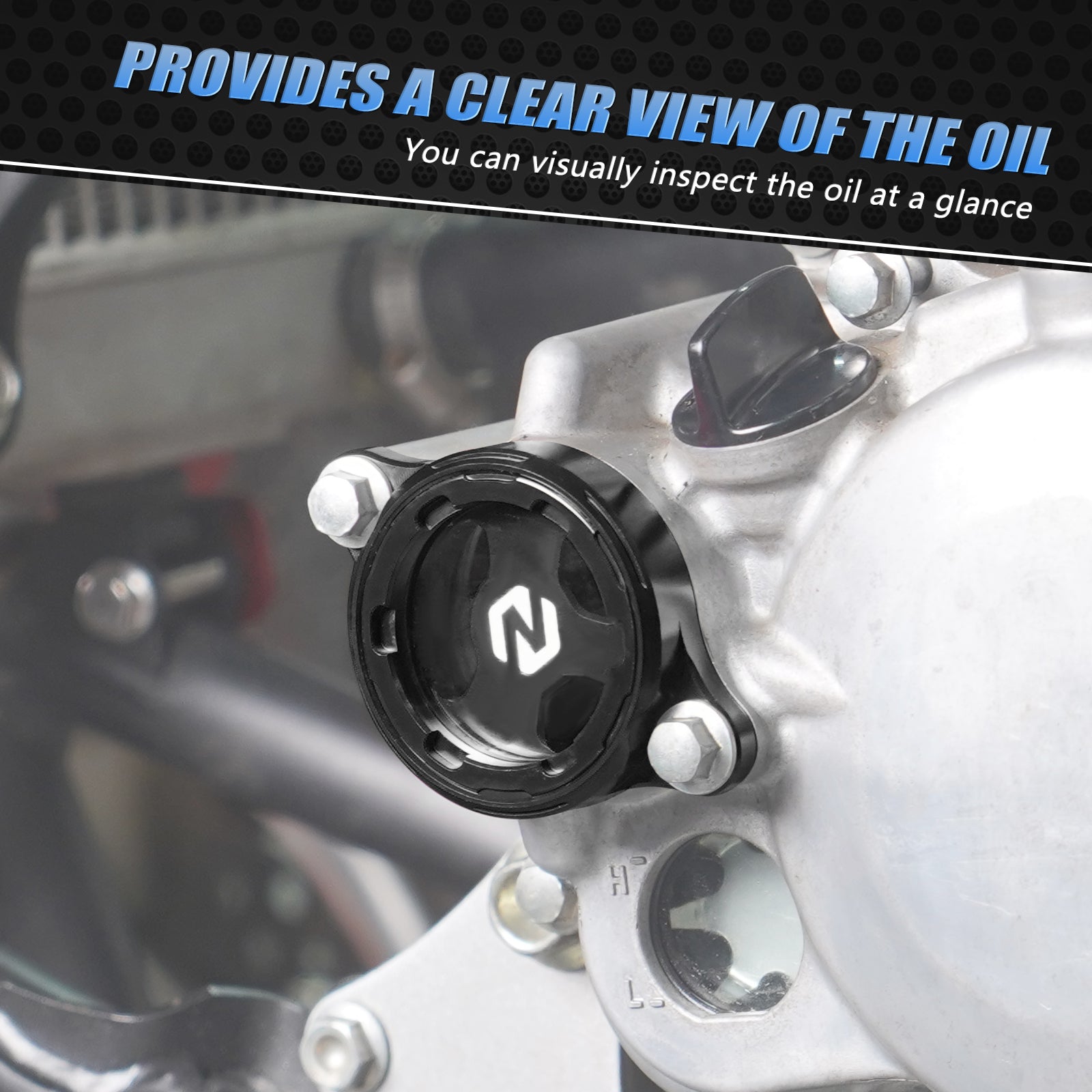 Transparent Clear Oil Filter Cover Cap For Honda TRX 450 R / ER CRF450R CRF450X