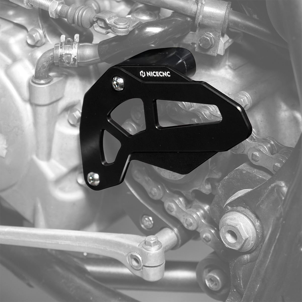 ATV Engine Case Saver Chain Guard Trim Panel For Honda TRX 450 R / ER