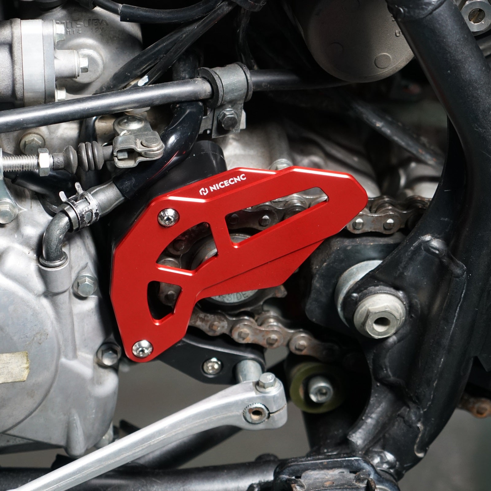 ATV Engine Case Saver Chain Guard Trim Panel For Honda TRX 450 R / ER