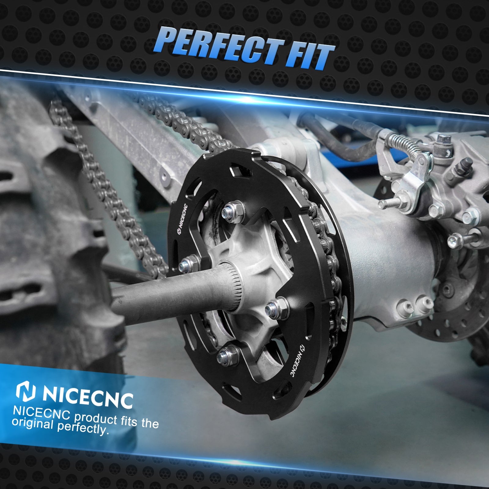 ATV Rear Wheel Dual Sprocket Chain Guards Protector For Honda TRX450R / ER