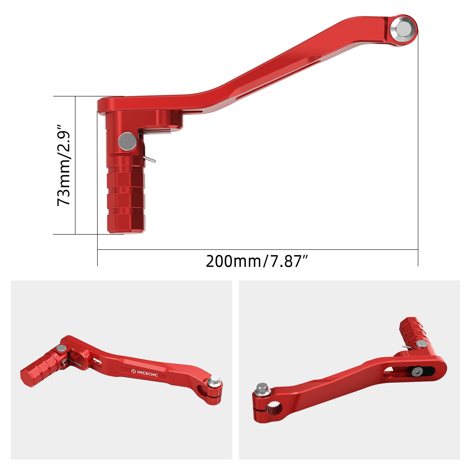 ATV Adjustable Folding Gear Shift Lever For Honda TRX 450 R / ER 2006-2014