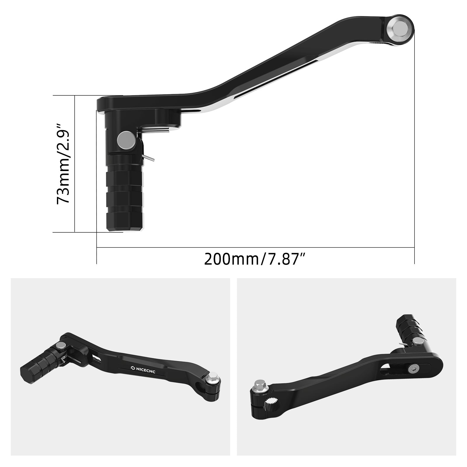 ATV Adjustable Folding Gear Shift Lever For Honda TRX 450 R / ER 2006-2014