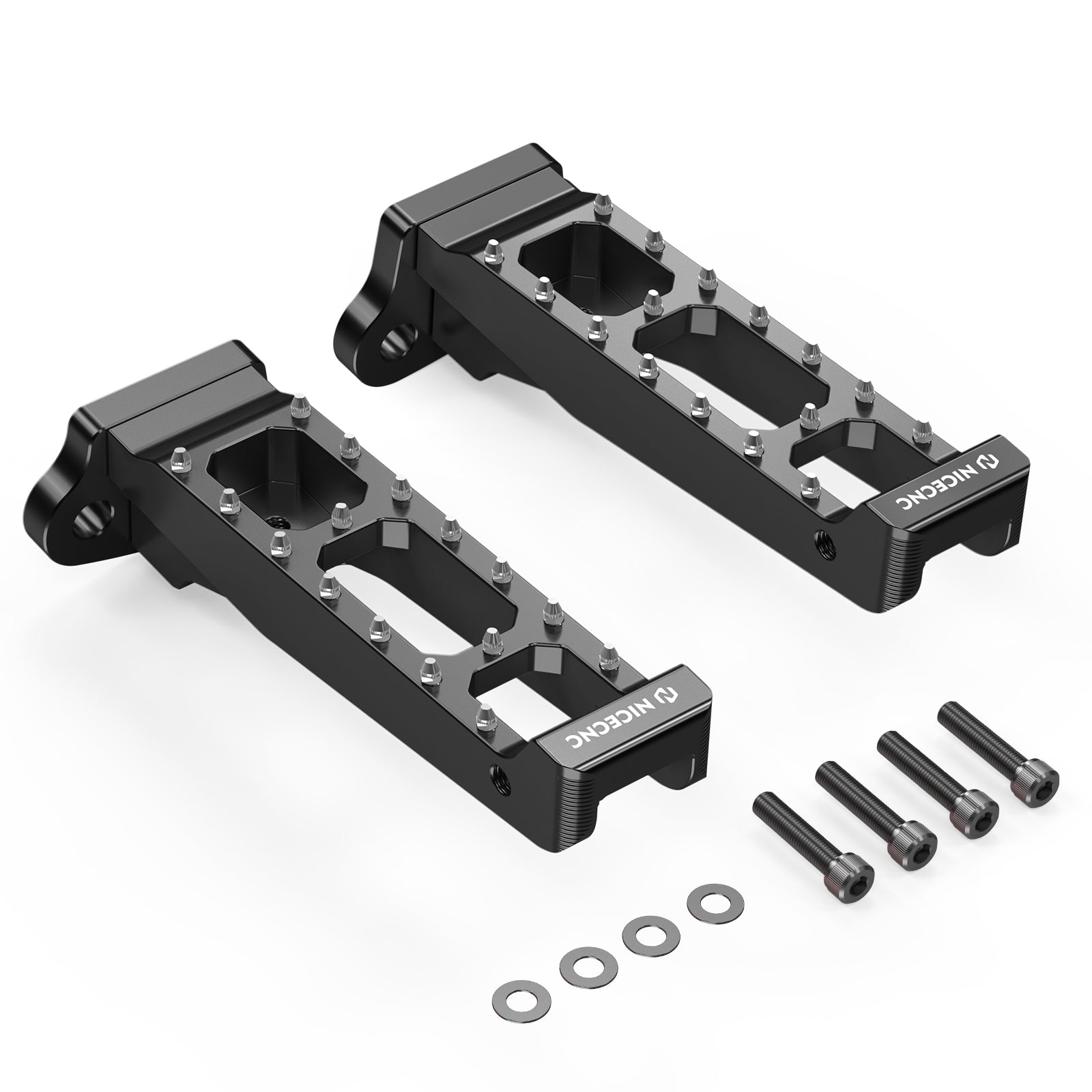 ATV Rider Foot Pegs Rest Pedals Kit For Honda TRX 450 R / ER 2006-2014