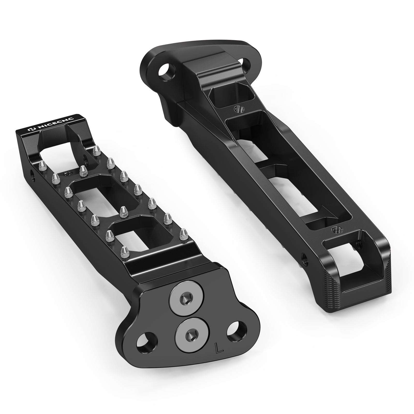 ATV Rider Foot Pegs Rest Pedals Kit For Honda TRX 450 R / ER 2006-2014