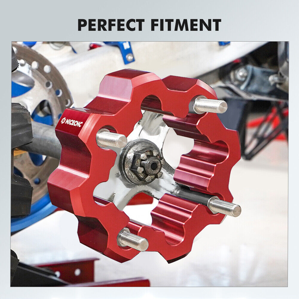 ATV Front Wheel Hub Centric Spacers For Yamaha Raptor 700 Blaster 200 Honda TRX450R