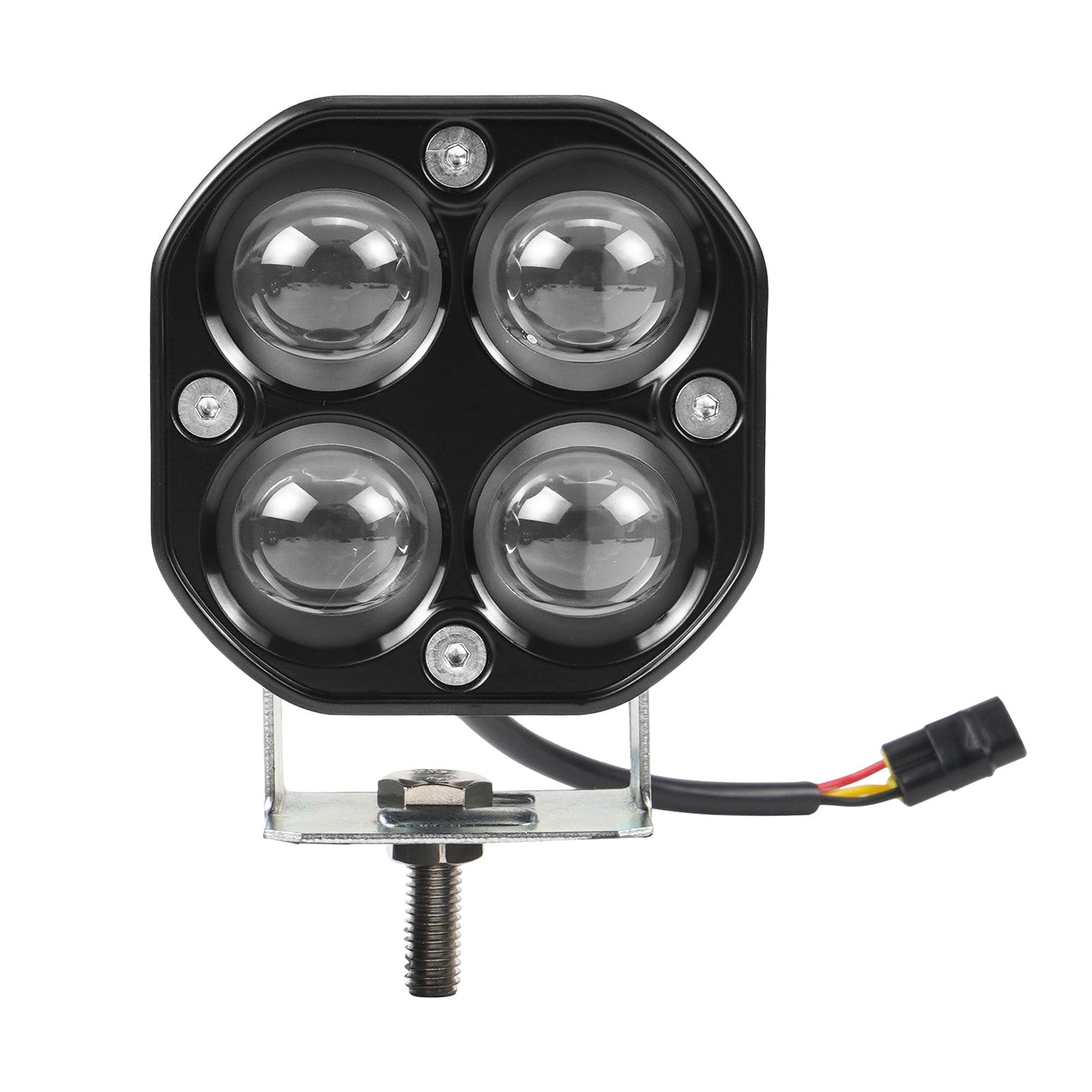 ATV LED Front Headlights Work Lights W/Adjustable Bracket For Honda TRX450 R / ER