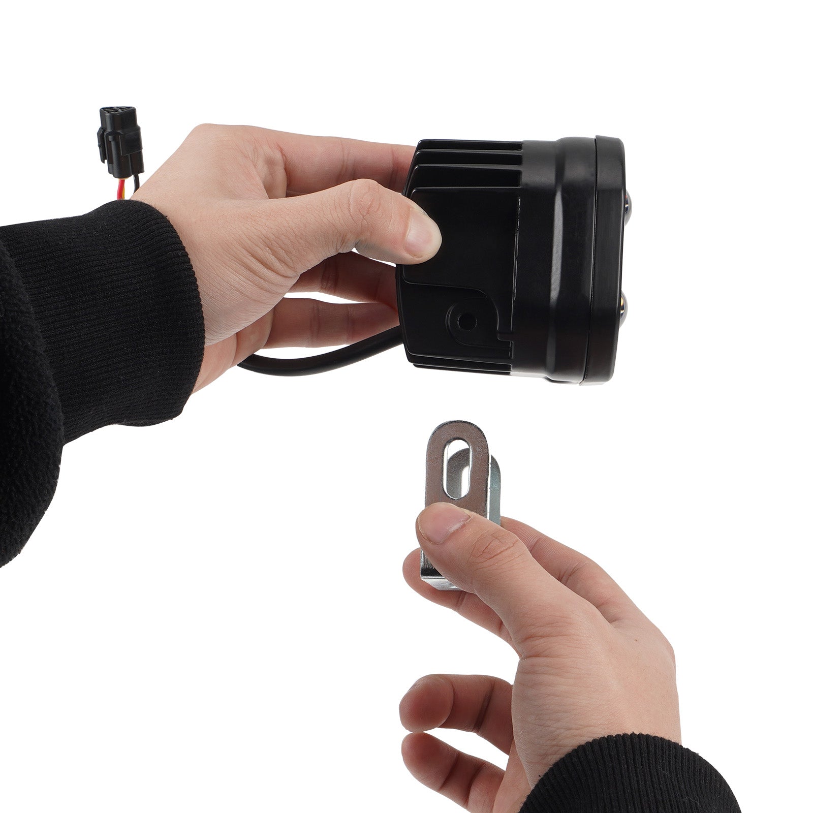 ATV LED Front Headlights Work Lights W/Adjustable Bracket For Honda TRX450 R / ER