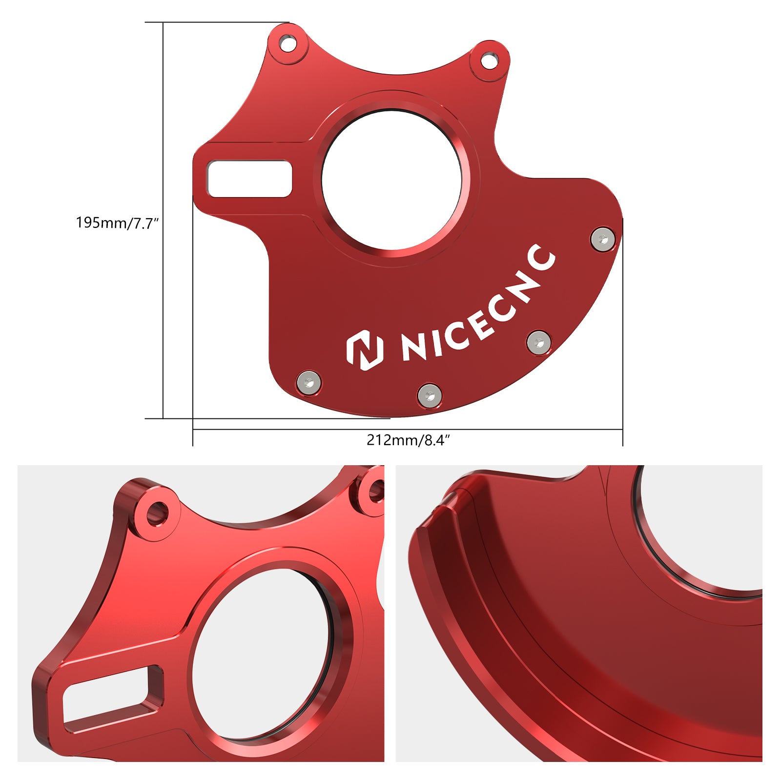 ATV Rear Brake Caliper Bracket Rotor Guard For Honda TRX 450 R / ER 2006-2014