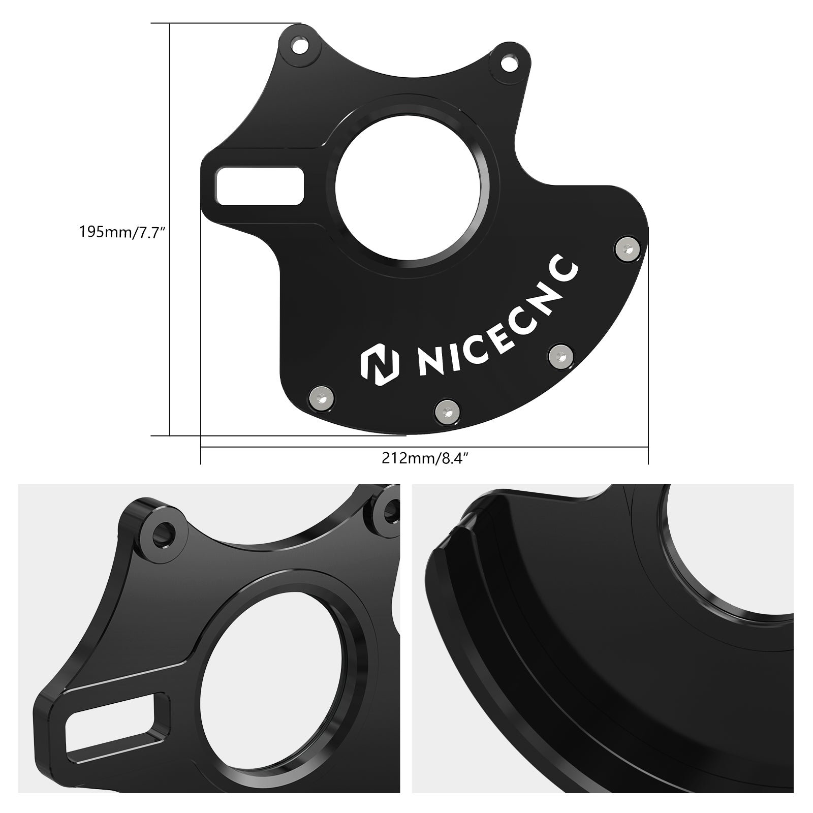 ATV Rear Brake Caliper Bracket Rotor Guard For Honda TRX 450 R / ER 2006-2014
