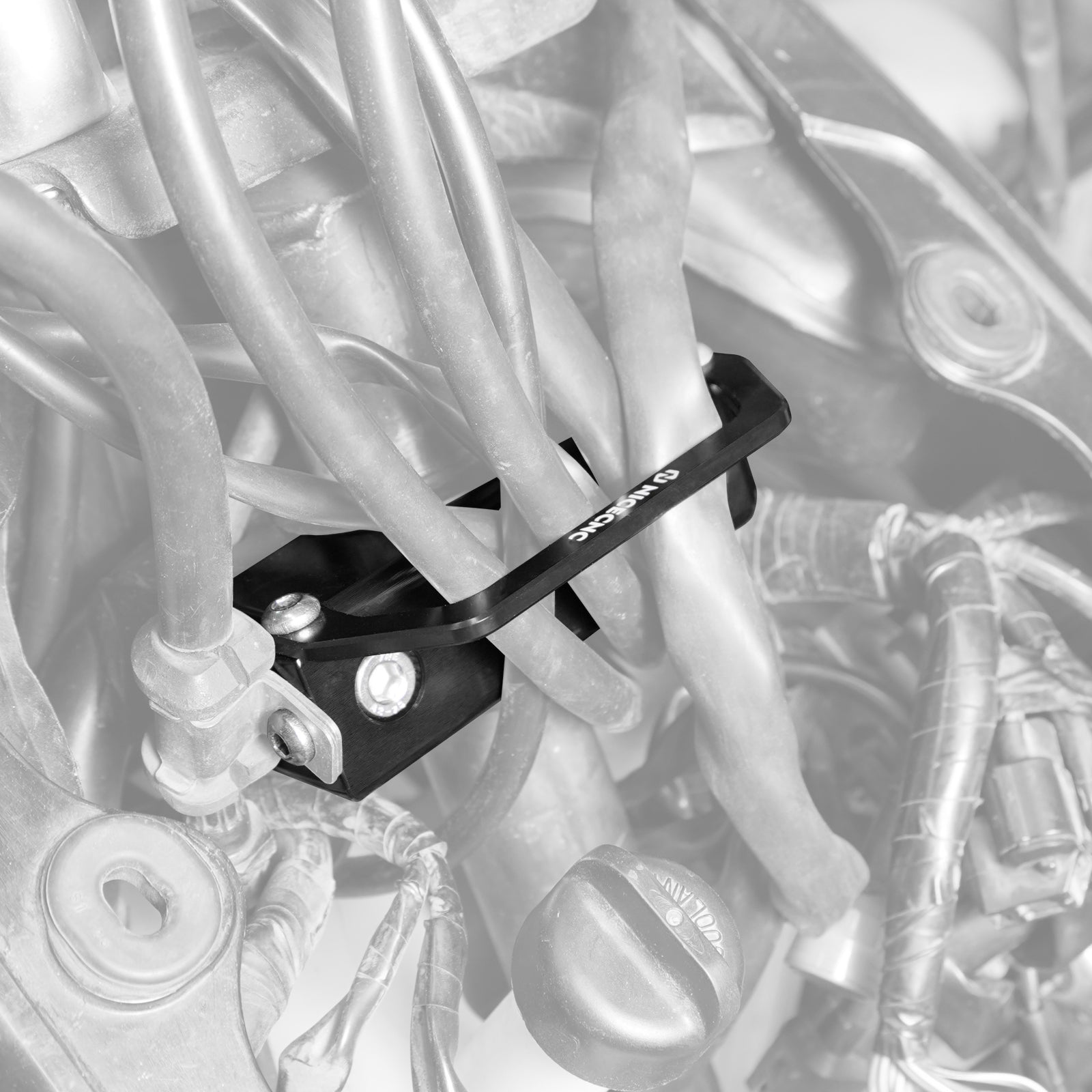 ATV Steering Stem Mount Holder Bracket & Wire Clamp For Honda TRX 450 R / ER
