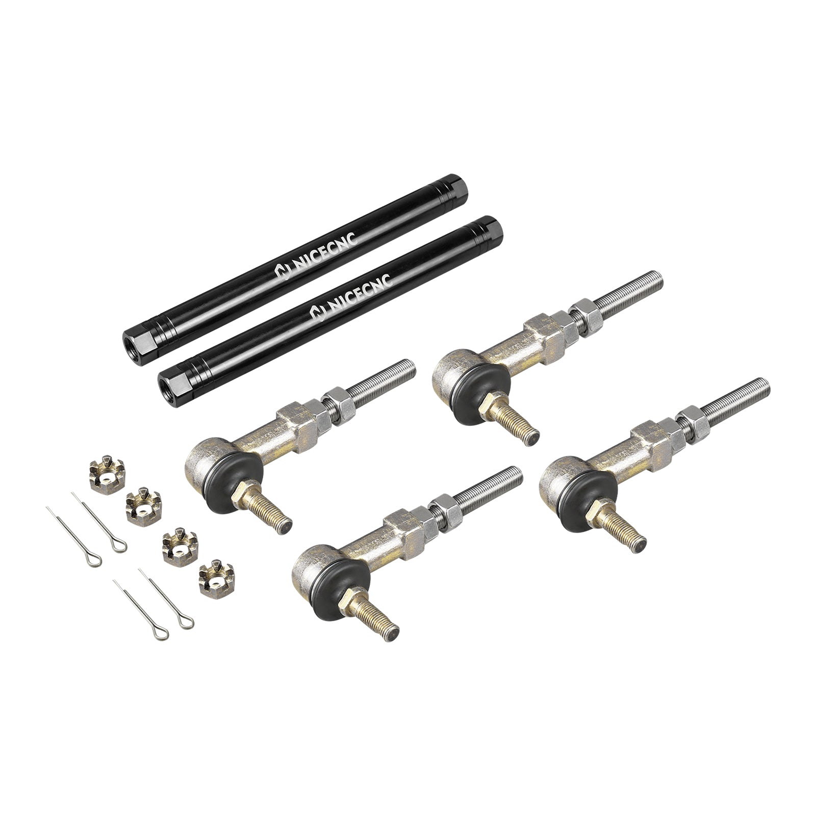 ATV Upgraded Tie Rods w/ Tie Rod Ball Joints Ends Kit For Honda TRX 450 R / ER