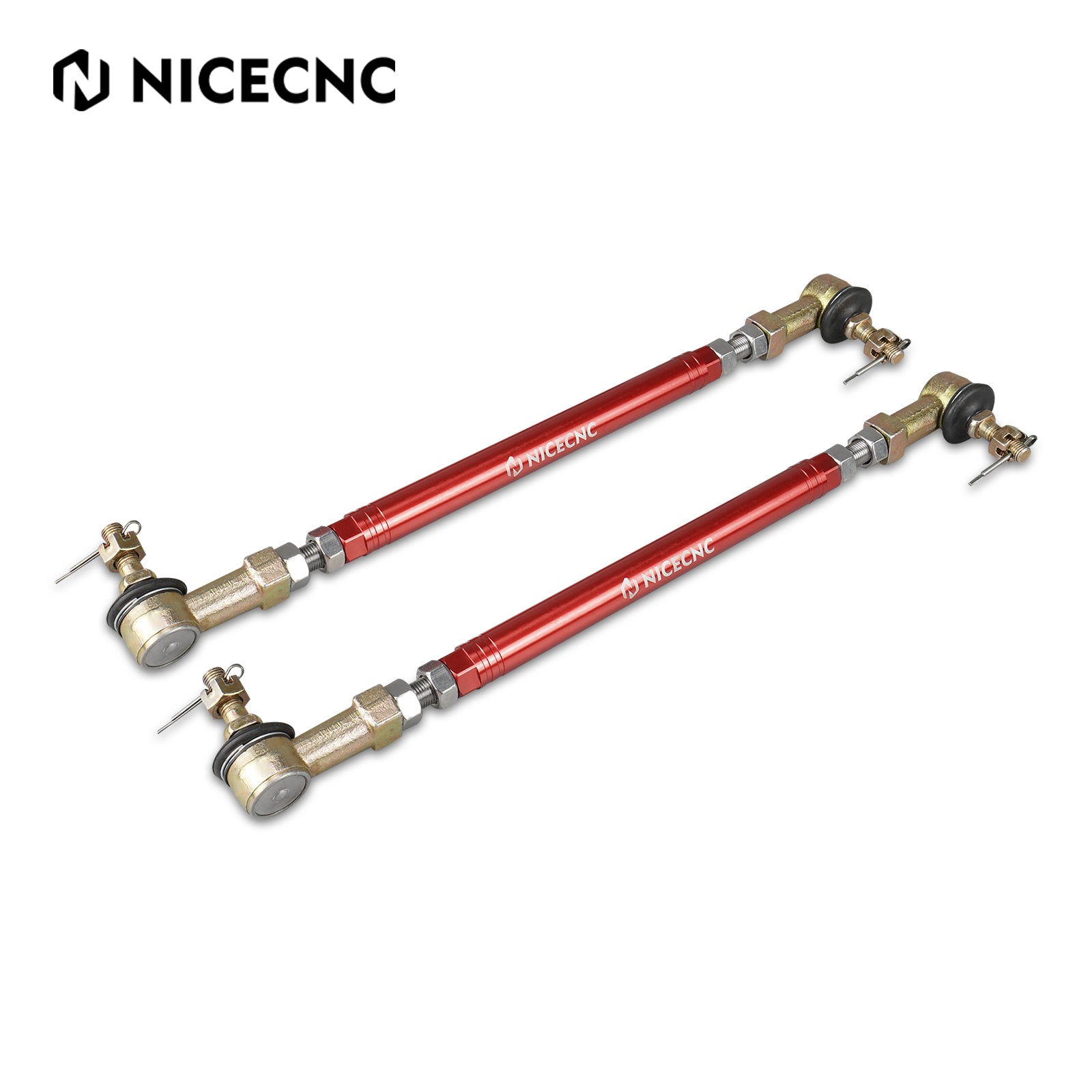 ATV Upgraded Tie Rods w/ Tie Rod Ball Joints Ends Kit For Honda TRX 450 R / ER