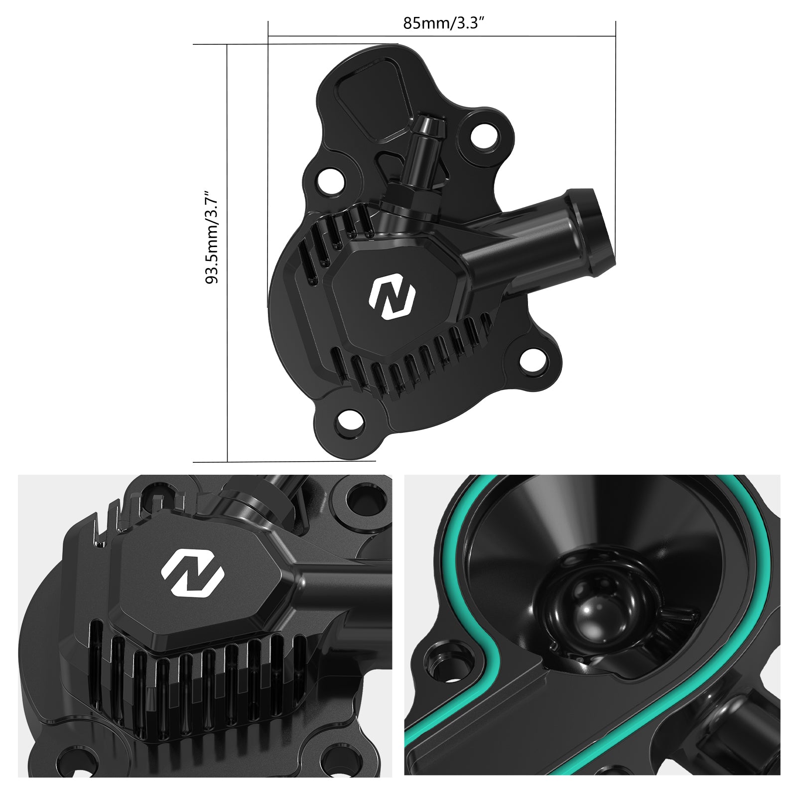 ATV Water Pump Housing Cover Guard For Honda TRX 450 R / ER 06-14
