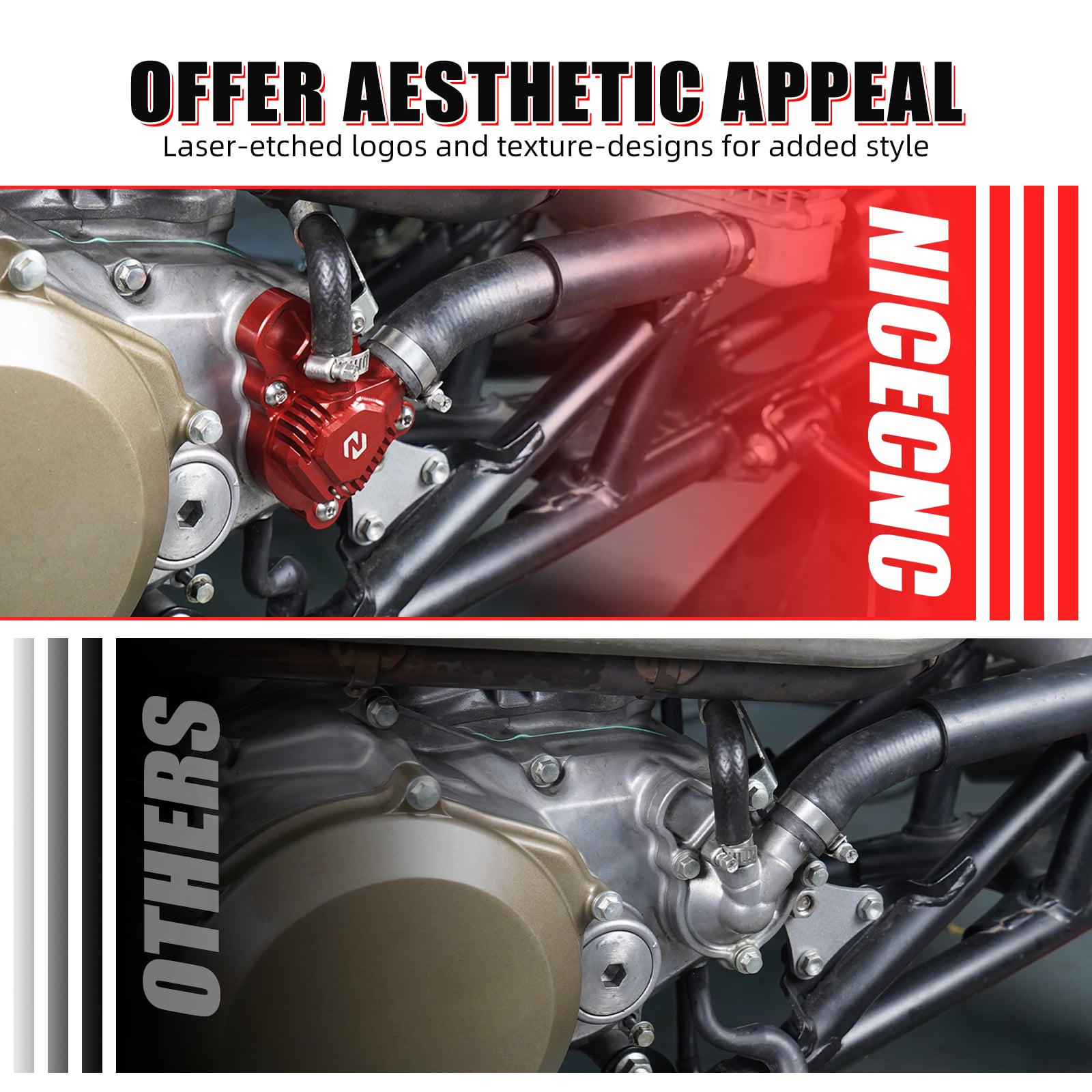 ATV Water Pump Housing Cover Guard For Honda TRX 450 R / ER 06-14