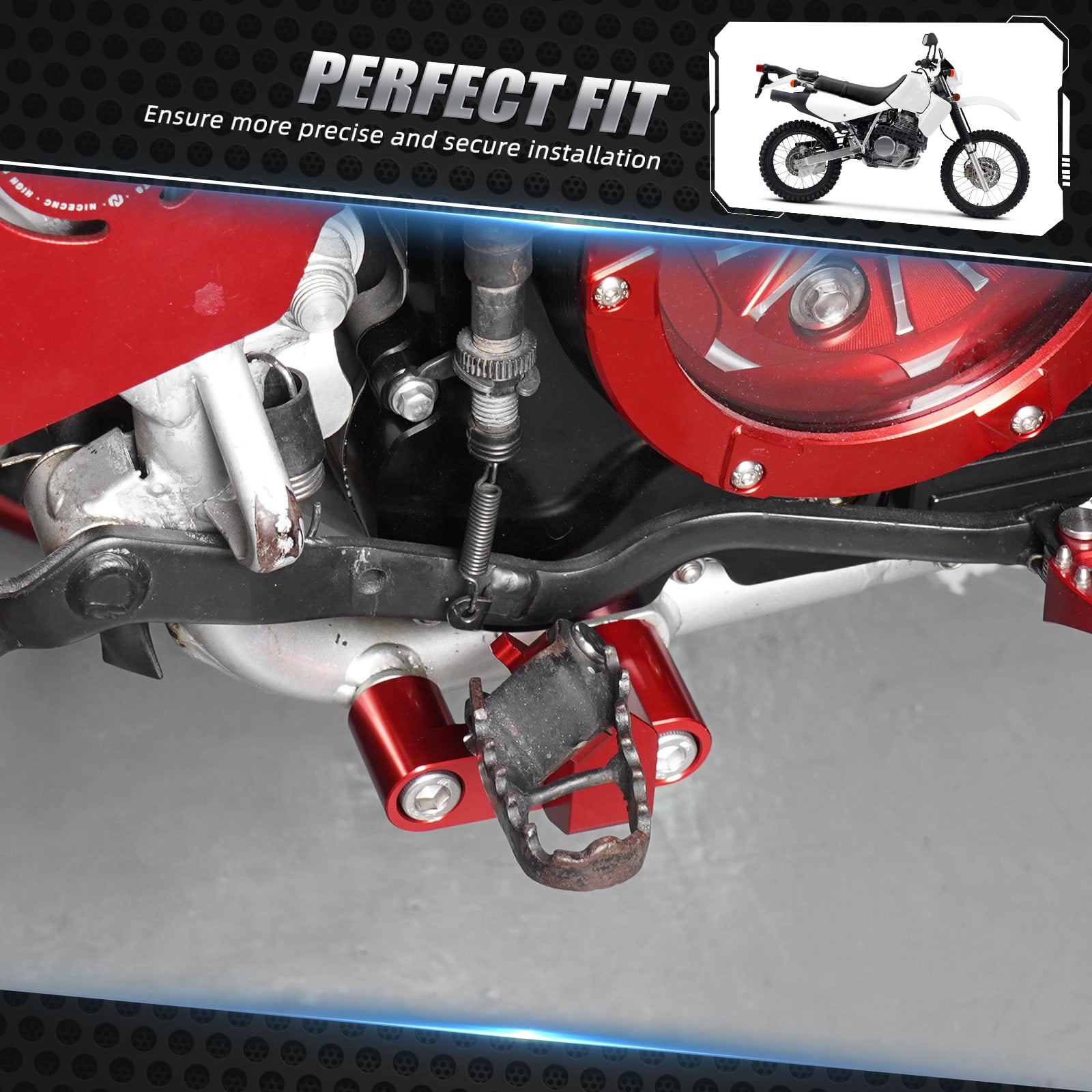 Right Footpeg Mount Bracket for Honda XR650L 1993-2024