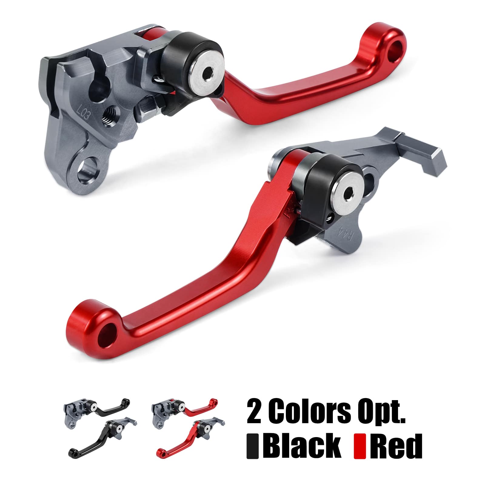 Pivot Dirtbike Brake Clutch Lever Set For Honda XR650L 1993-2023
