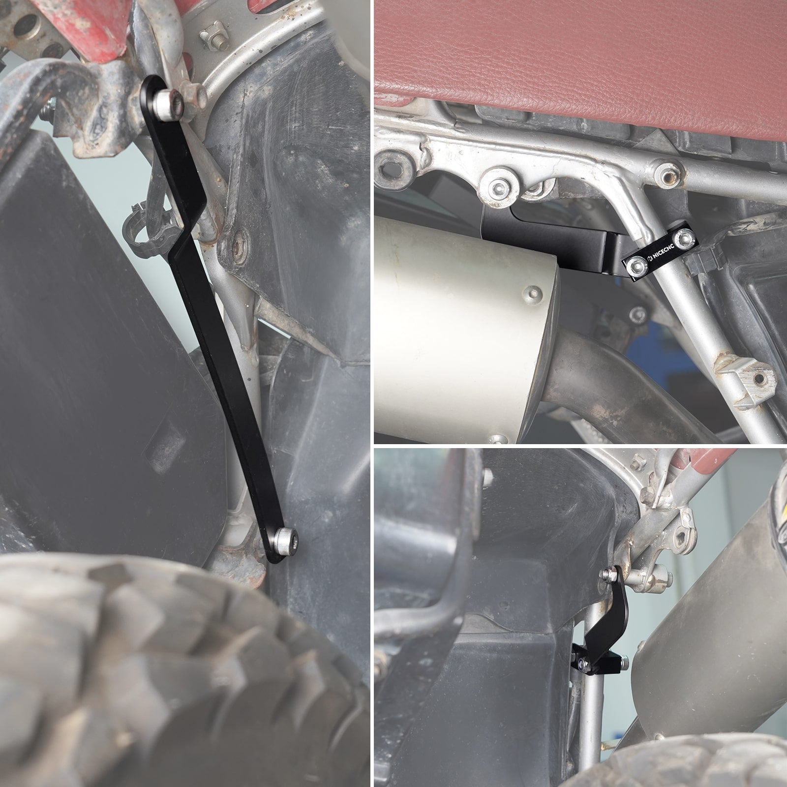 Billet Rear Subframe Support Arm Brace Kit For Honda XR650L 1993-2024