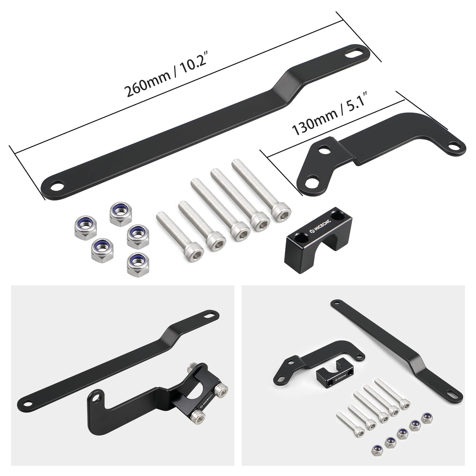 Rear Subframe Support Arm Reinforcement For Honda XR650L 1993-2023