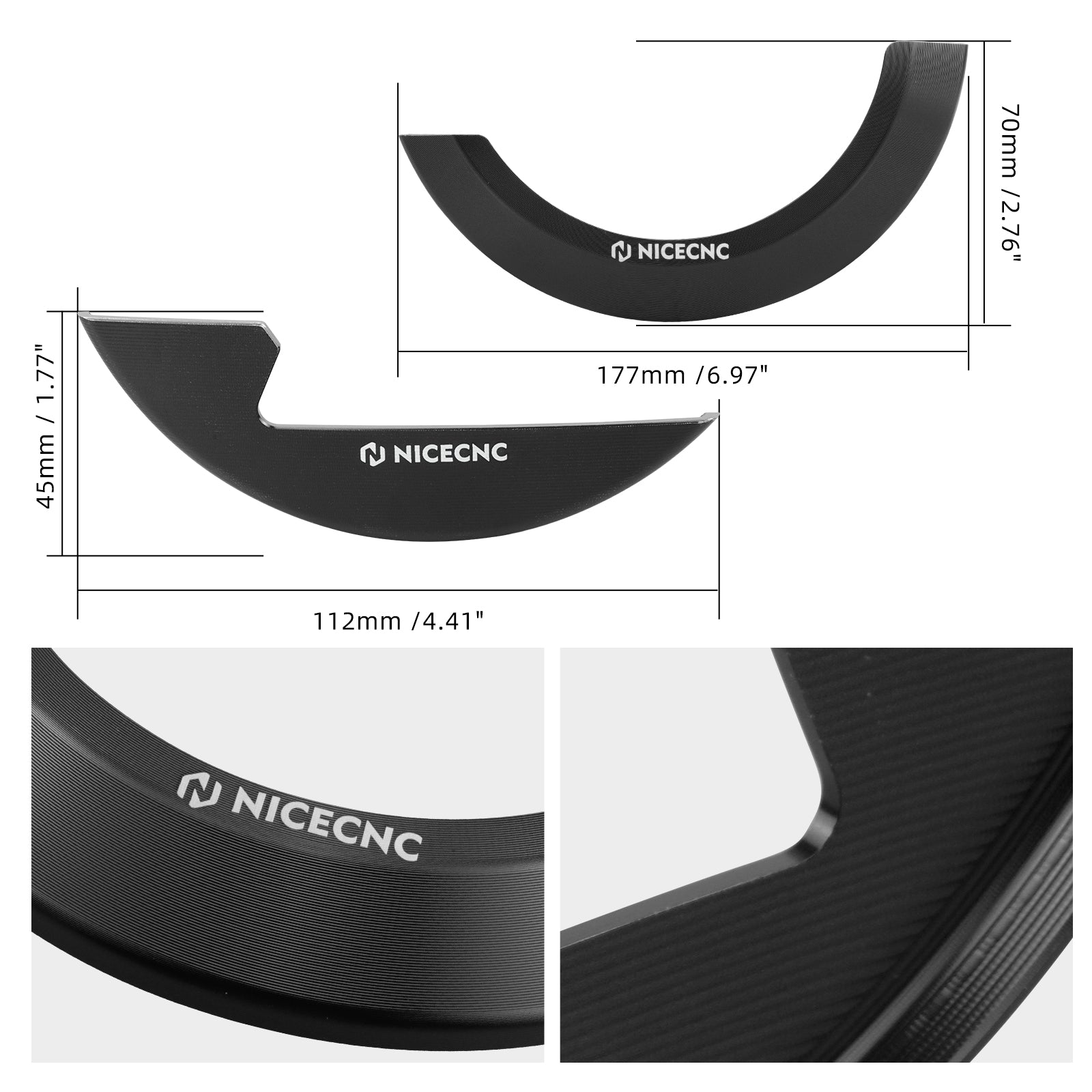 Engine Clutch Cover + Ignition Guard Kit For GasGas SM ES 700 2022-2025