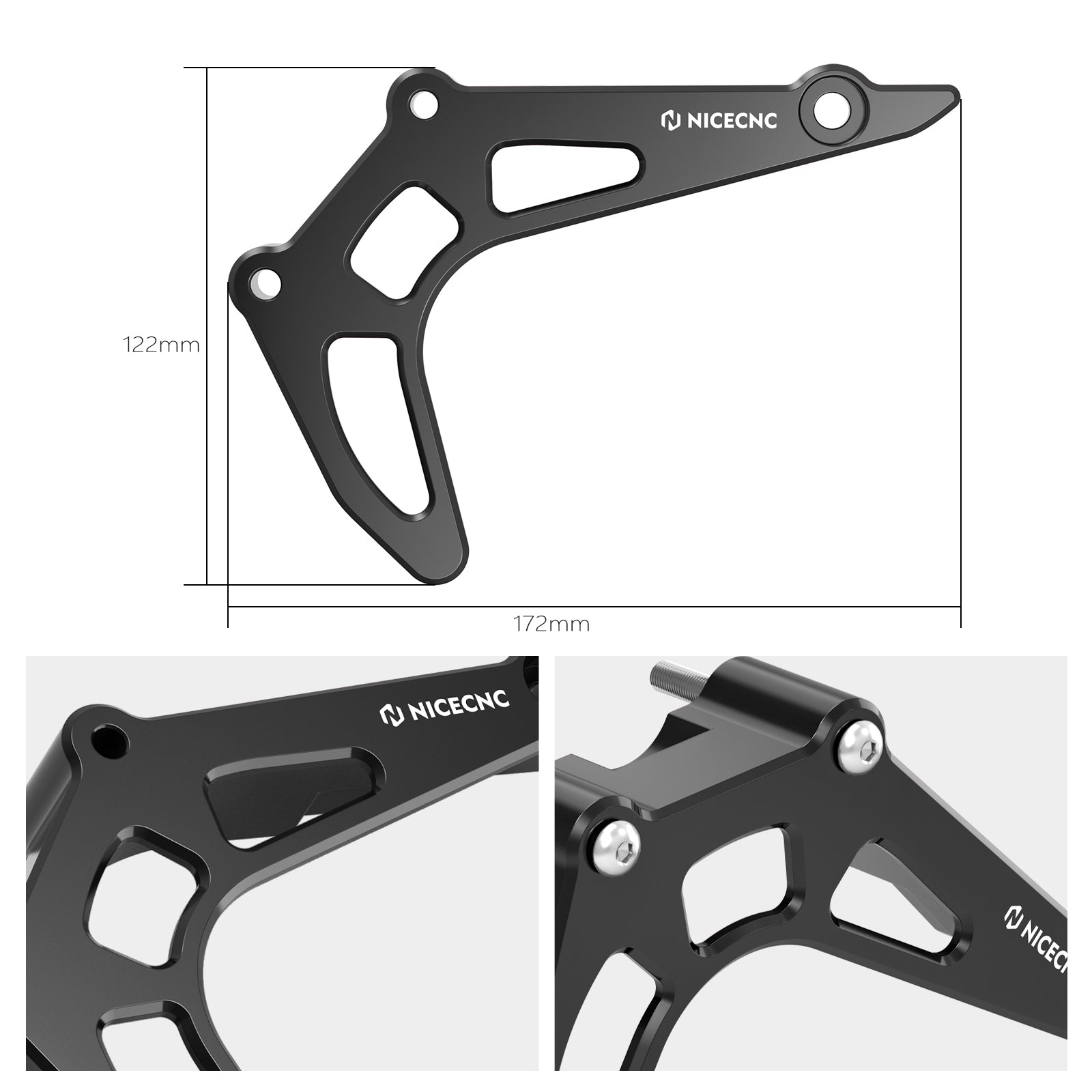 Sprocket Cover Case Saver Chain Guard For Husqvarna 701 Enduro Supermoto 16-23