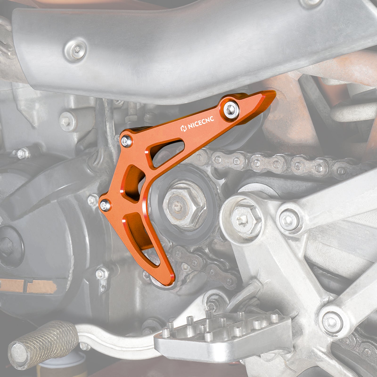 Sprocket Cover Case Saver Chain Guard For Husqvarna 701 Enduro Supermoto 16-23