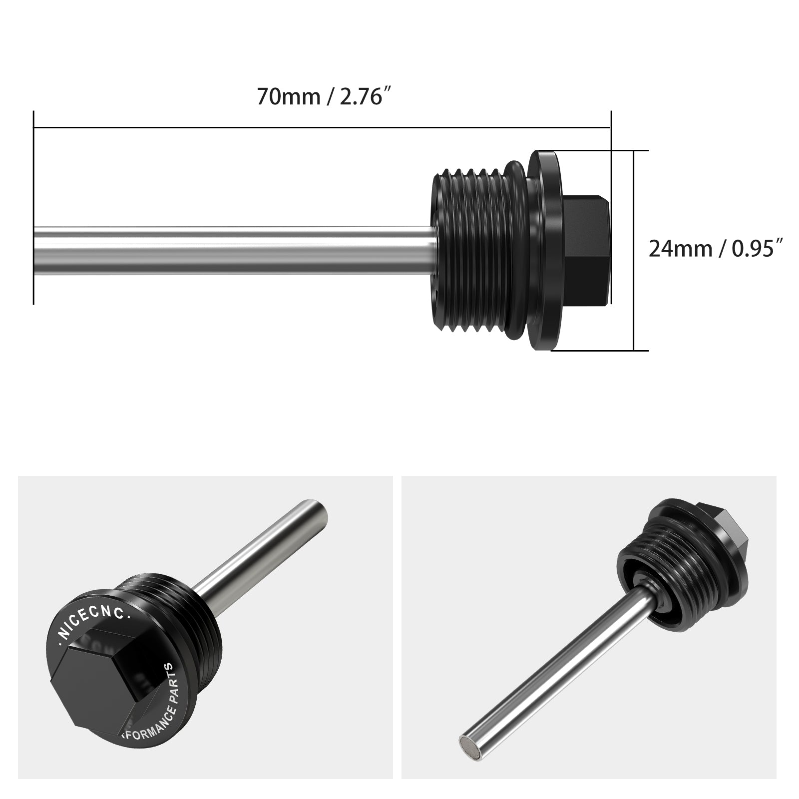 Magnetic Oil Drain Plug Bolt Screw For KTM 690 Enduro SMC R 2008-2023