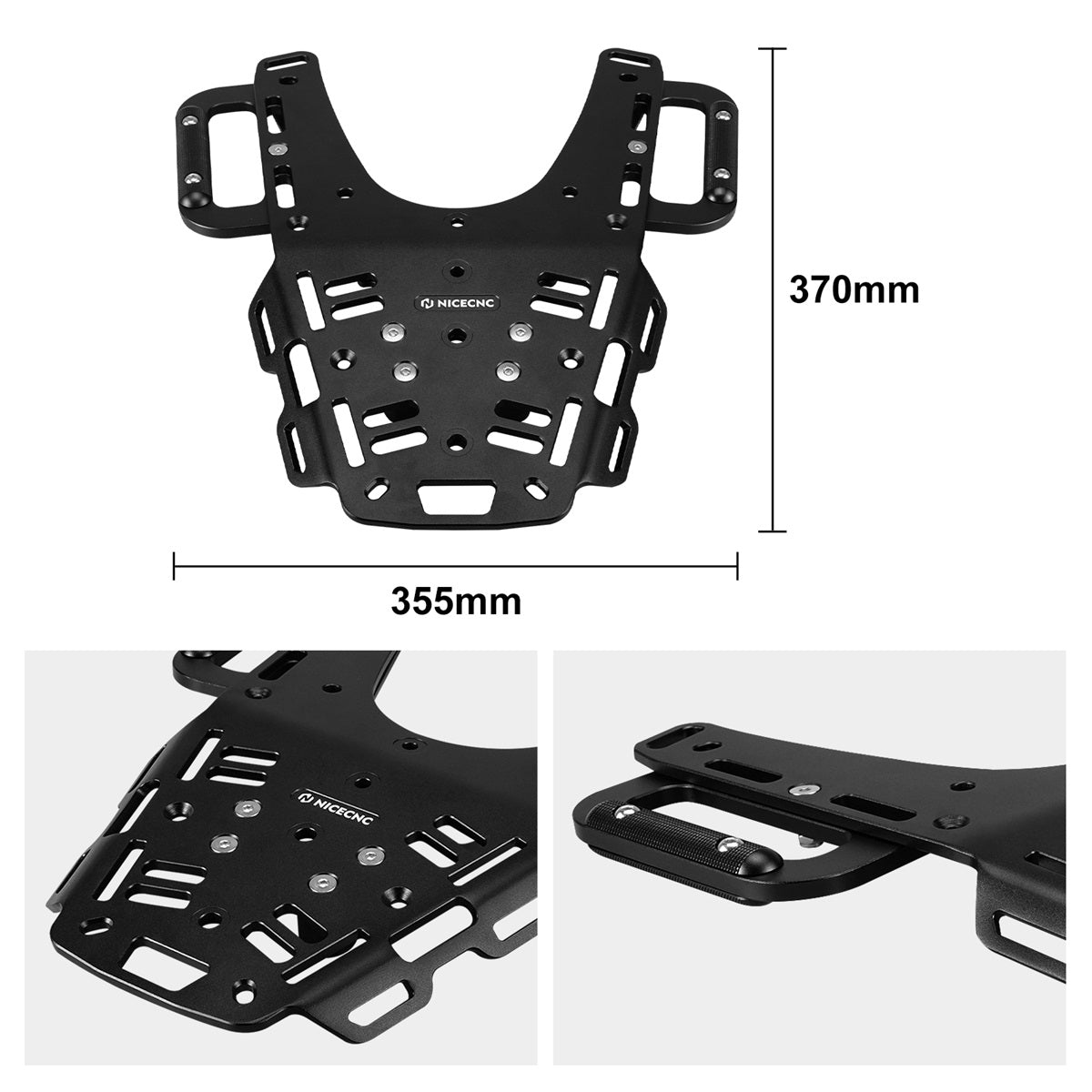 Rear Luggage Rack with Grab Handle For Husqvarna 701 Supermoto Enduro 2016-2024