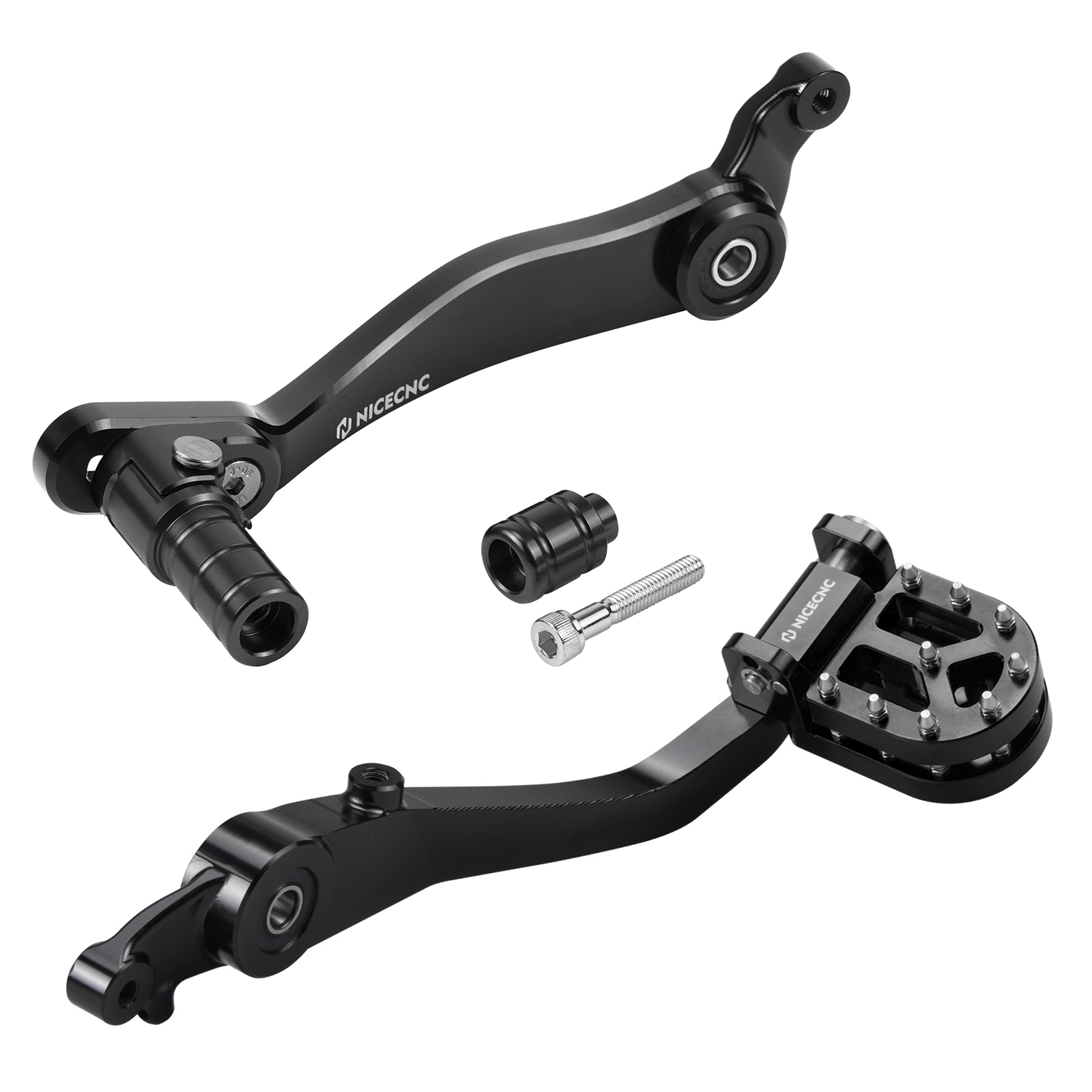 Adjustable Shift Lever + Rear Brake Pedal Lever For Husqvarna Norden 901 2022-2025